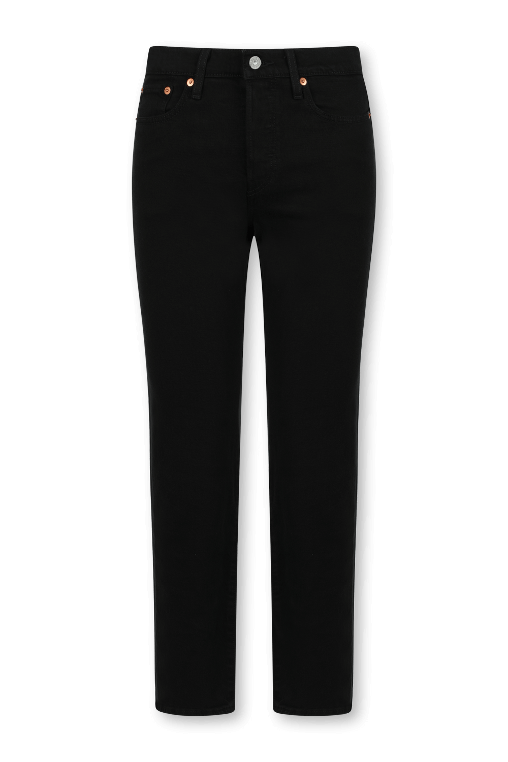 מכנסי ג'ינס וודג'י שחורים בגזרה ישרה LEVI`S