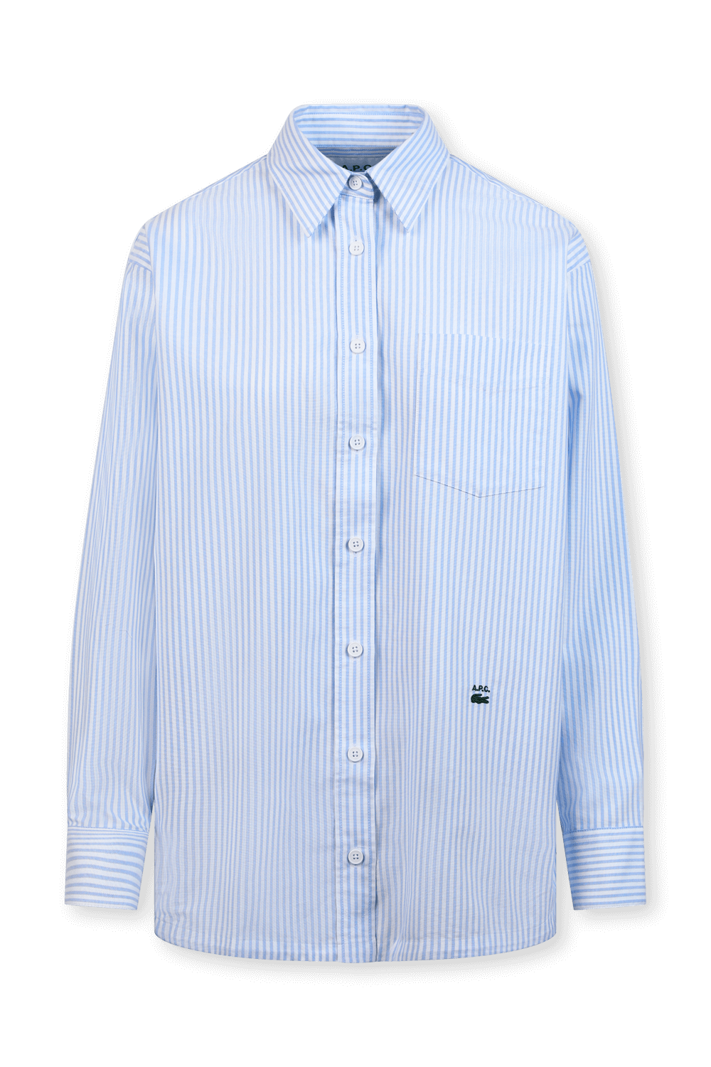 תמונה קידמית של LACOSTE  X APC חולצה אוברסייז מכופתרת