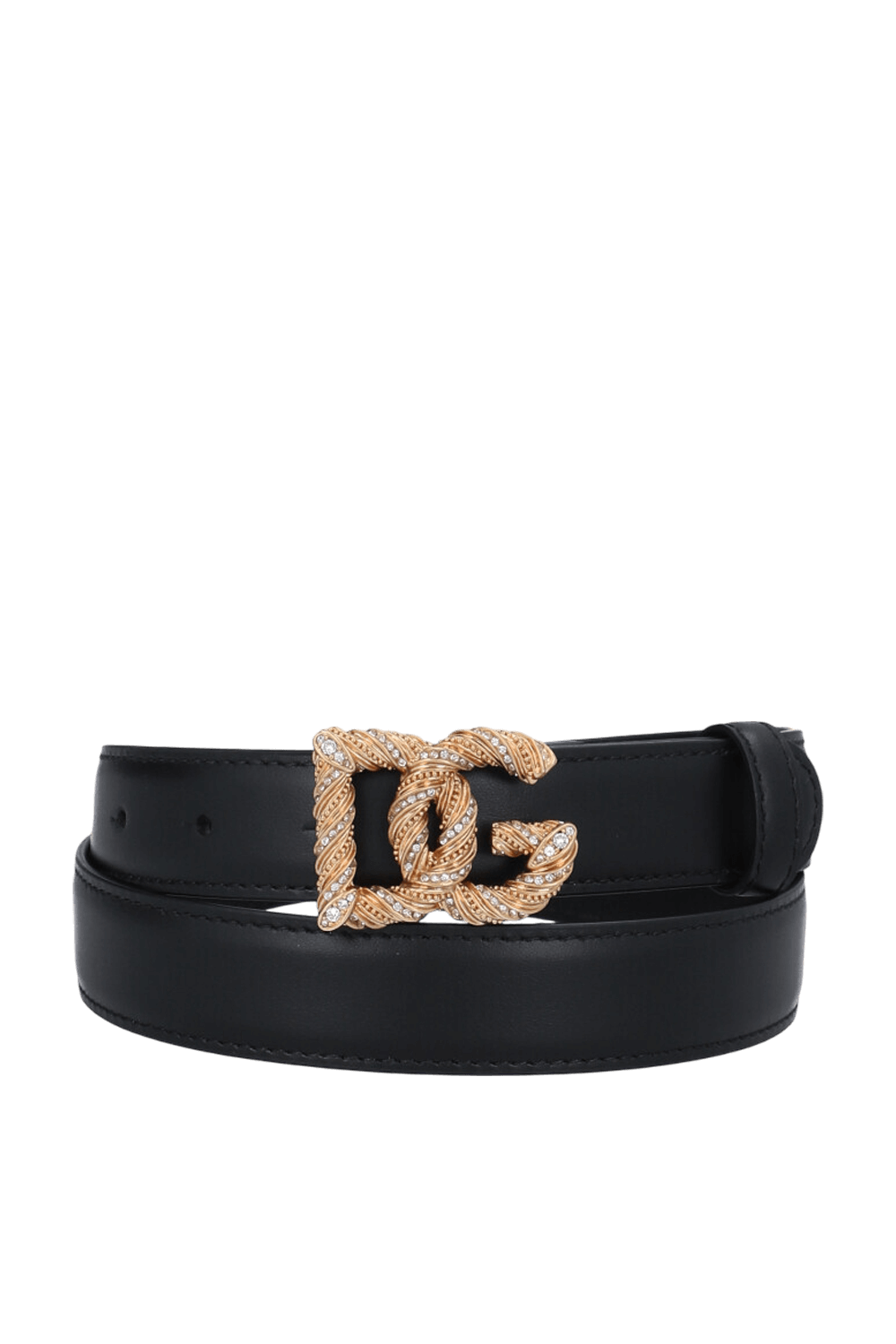 תמונה קידמית של חגורת עור