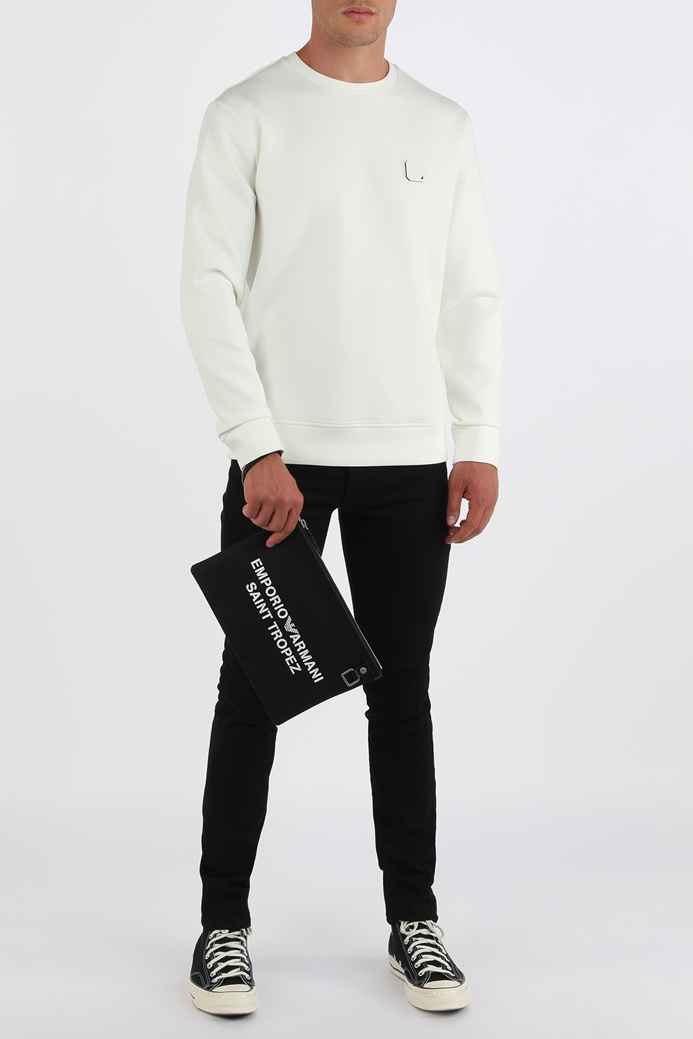 תמונת דוגמן קידמית של Saint Tropez Cosmetic Bag in Black