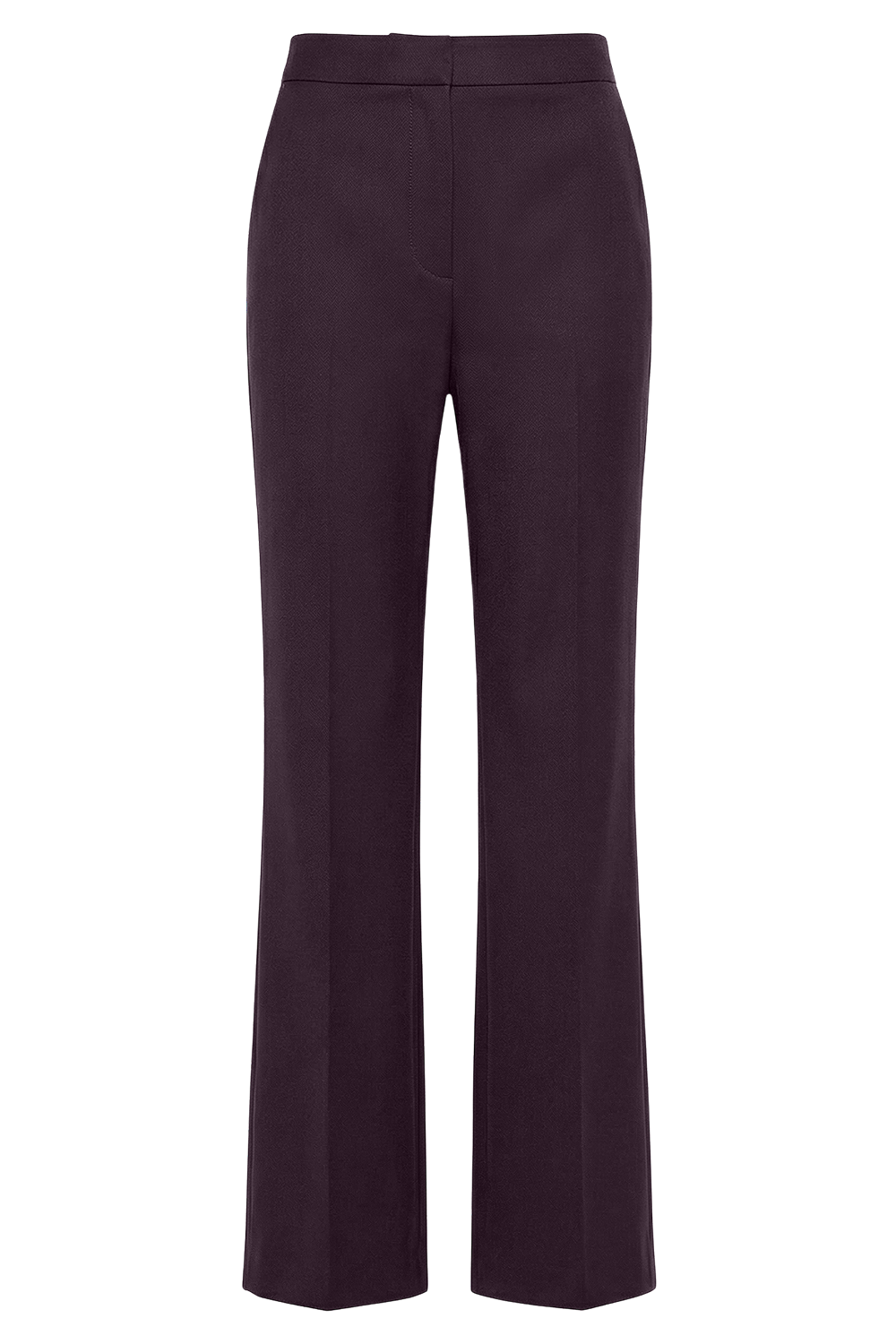 תמונה אחורית של מכנסיים מחויטים ישרים