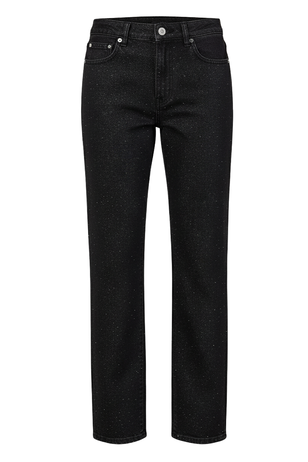 תמונה אחורית של מכנסי ג'ינס בגזרה ישרה