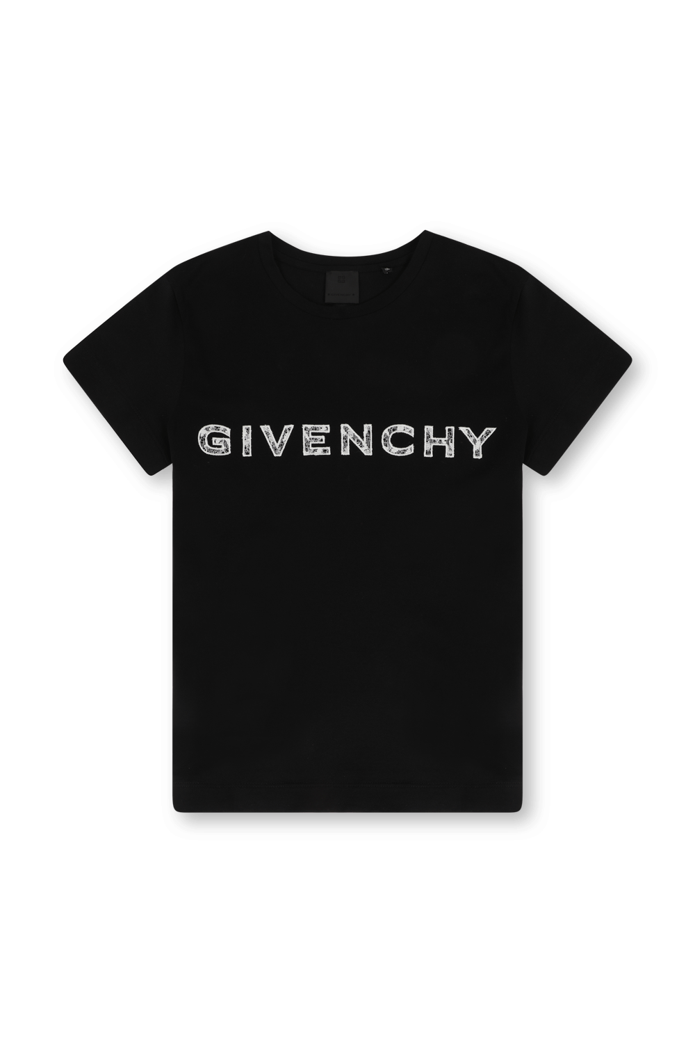 גילאי 14 חולצת טי שחורה עם לוגו GIVENCHY KIDS