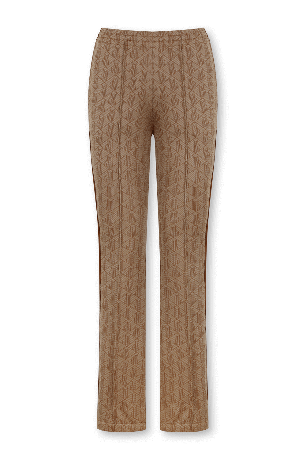 תמונה קידמית של מכנסיים מונוגרמים גבוהים