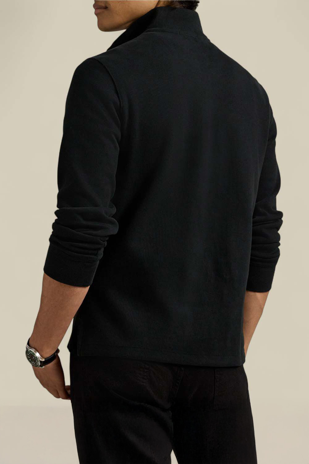 תמונת דוגמן אחורית של סריג כותנה