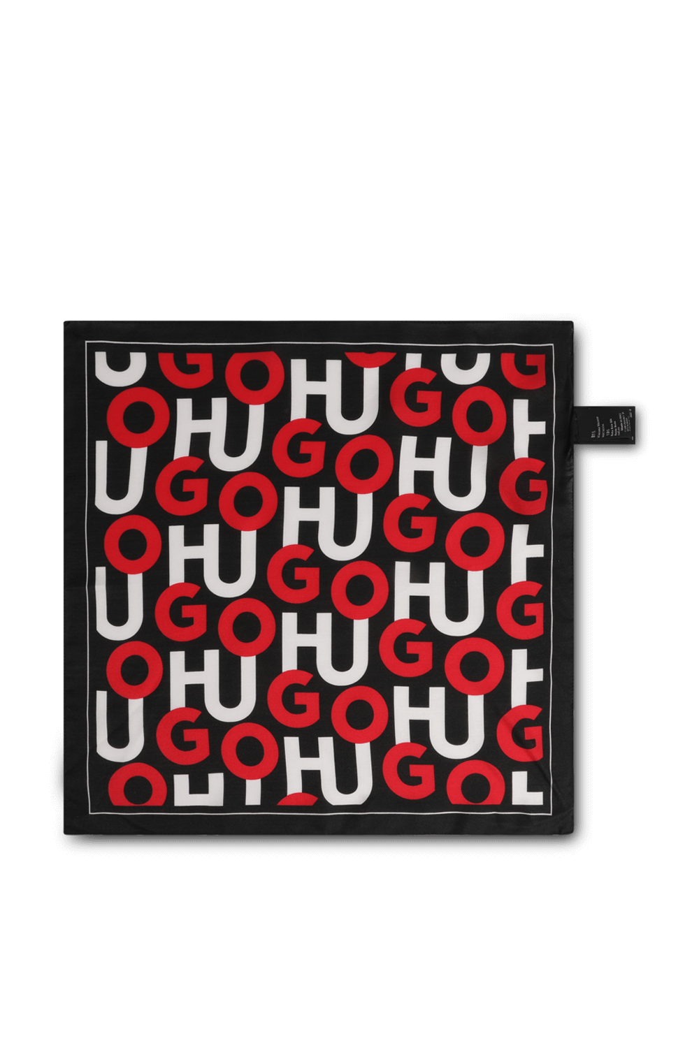 תמונה קידמית של מטפחת כיס מונוגרמית