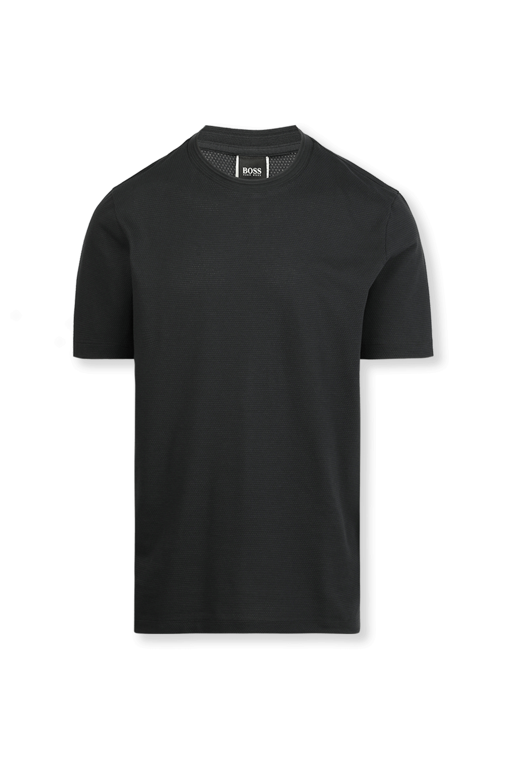 תמונה קידמית של Tibrut Round Neck Tee in Black