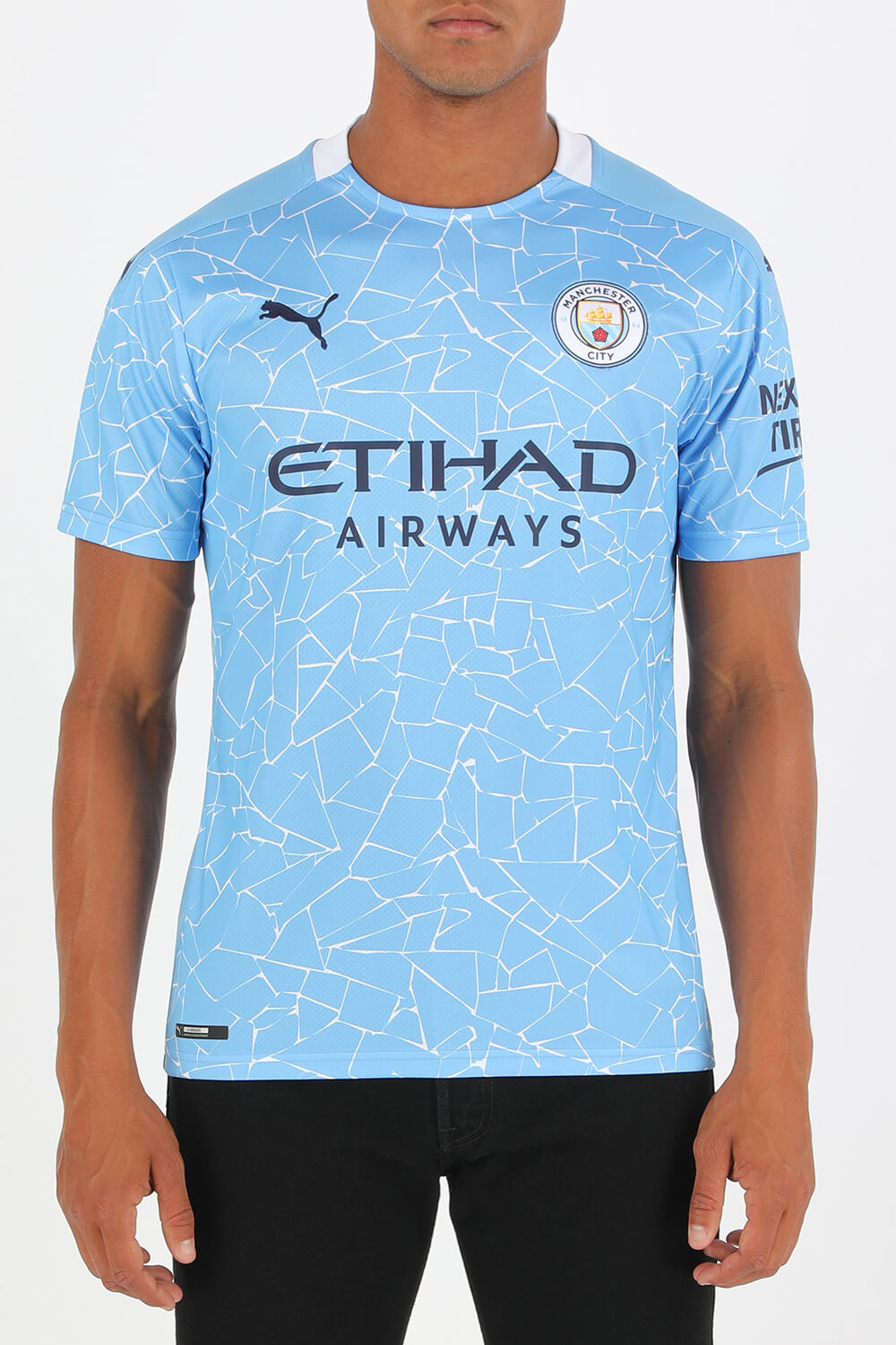 תמונת דוגמן קידמית של Manchester City FC  Home Shirt in Blue