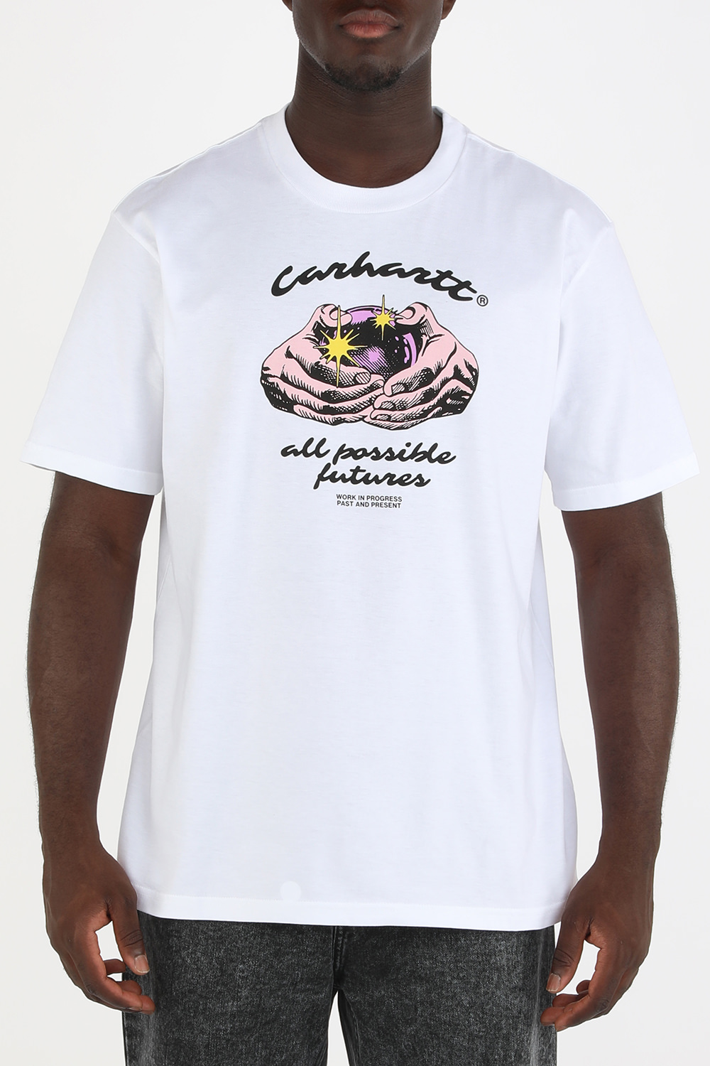 תמונת דוגמן קידמית של Fortune T-Shirt In White