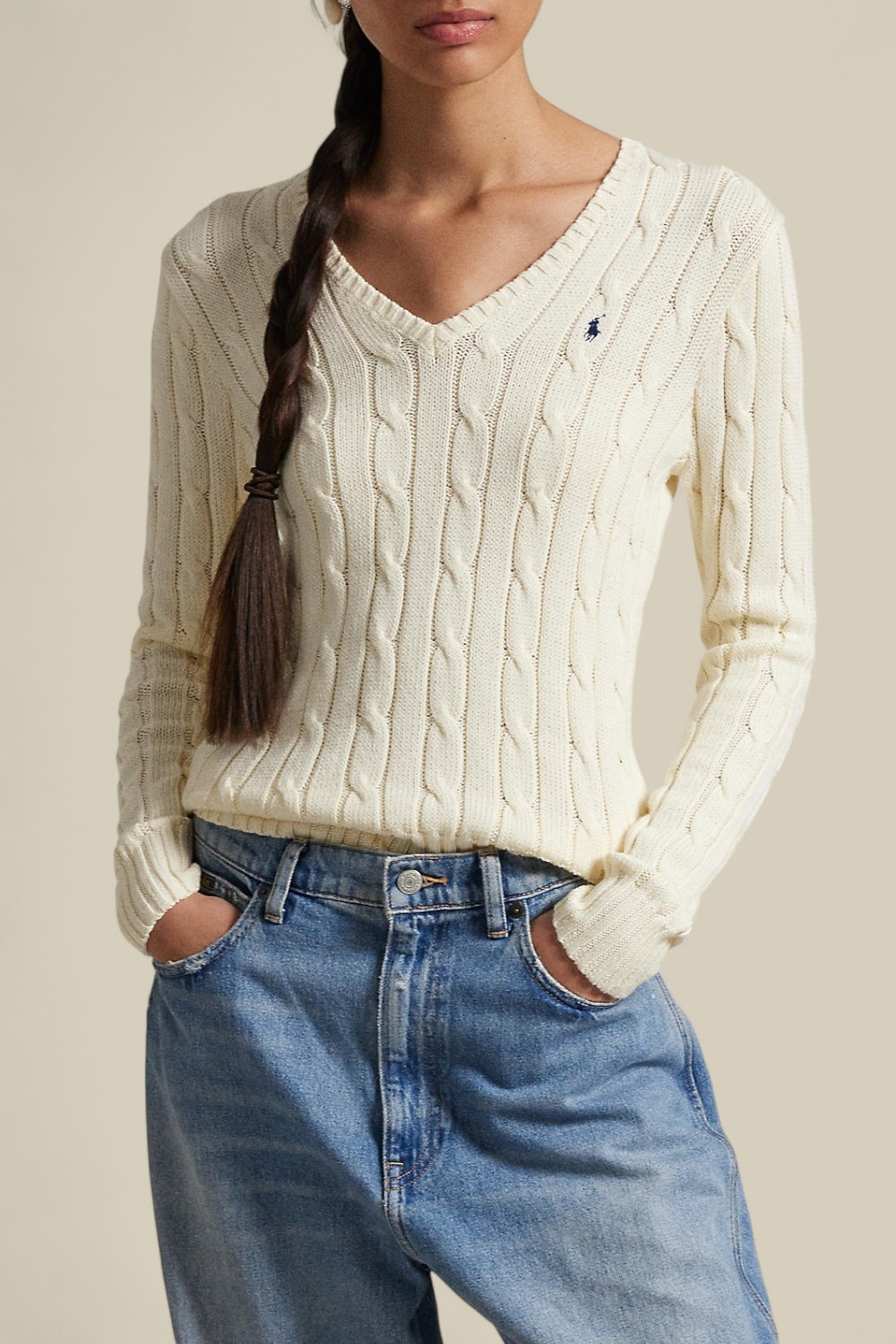 תמונת דוגמן קידמית של סריג כותנה