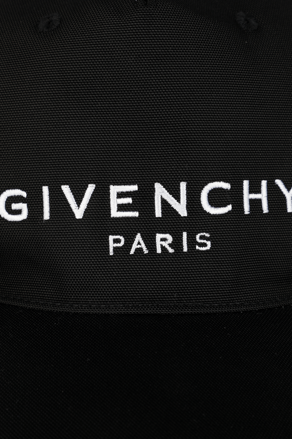 כובע בייסבול שחור עם לוגו GIVENCHY