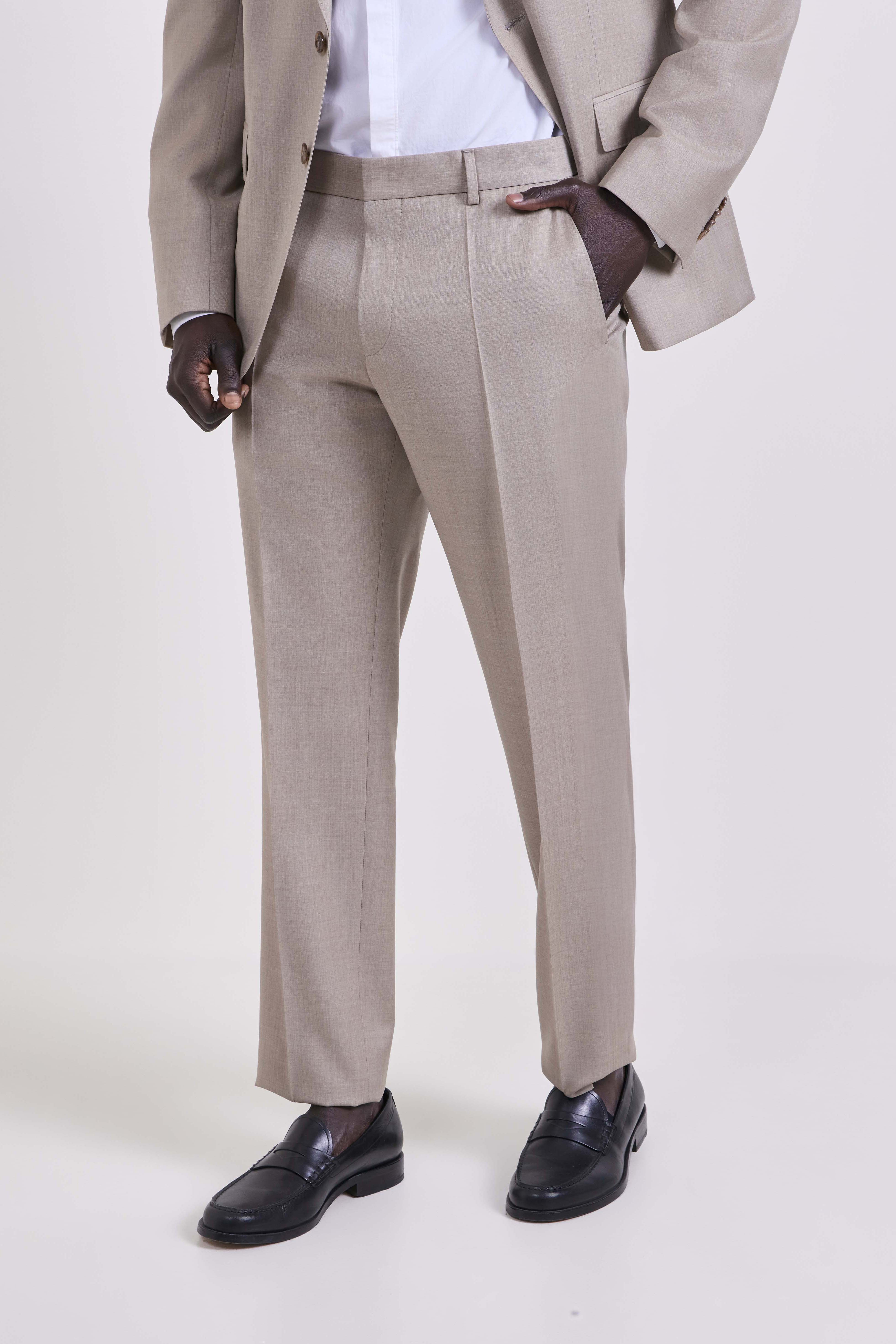 תמונת דוגמן קידמית של מכנסיים ארוכים בגזרה ישרה