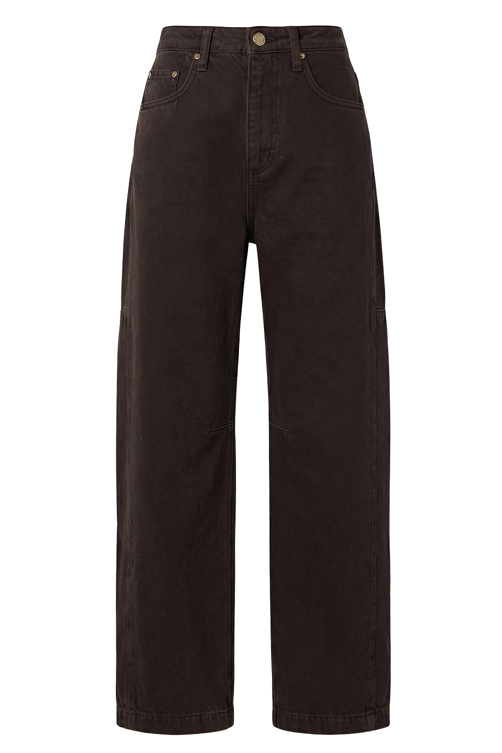 תמונה קידמית של מכנסי ג'ינס בגזרת ברל