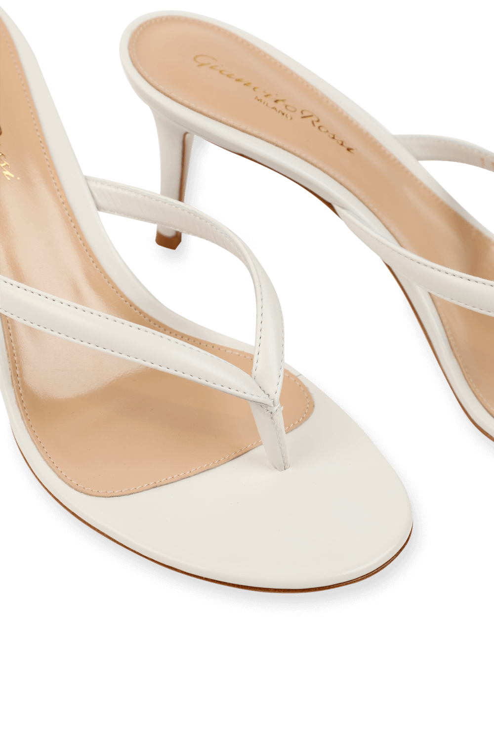 Calypso Heels in White GIANVITO ROSSI