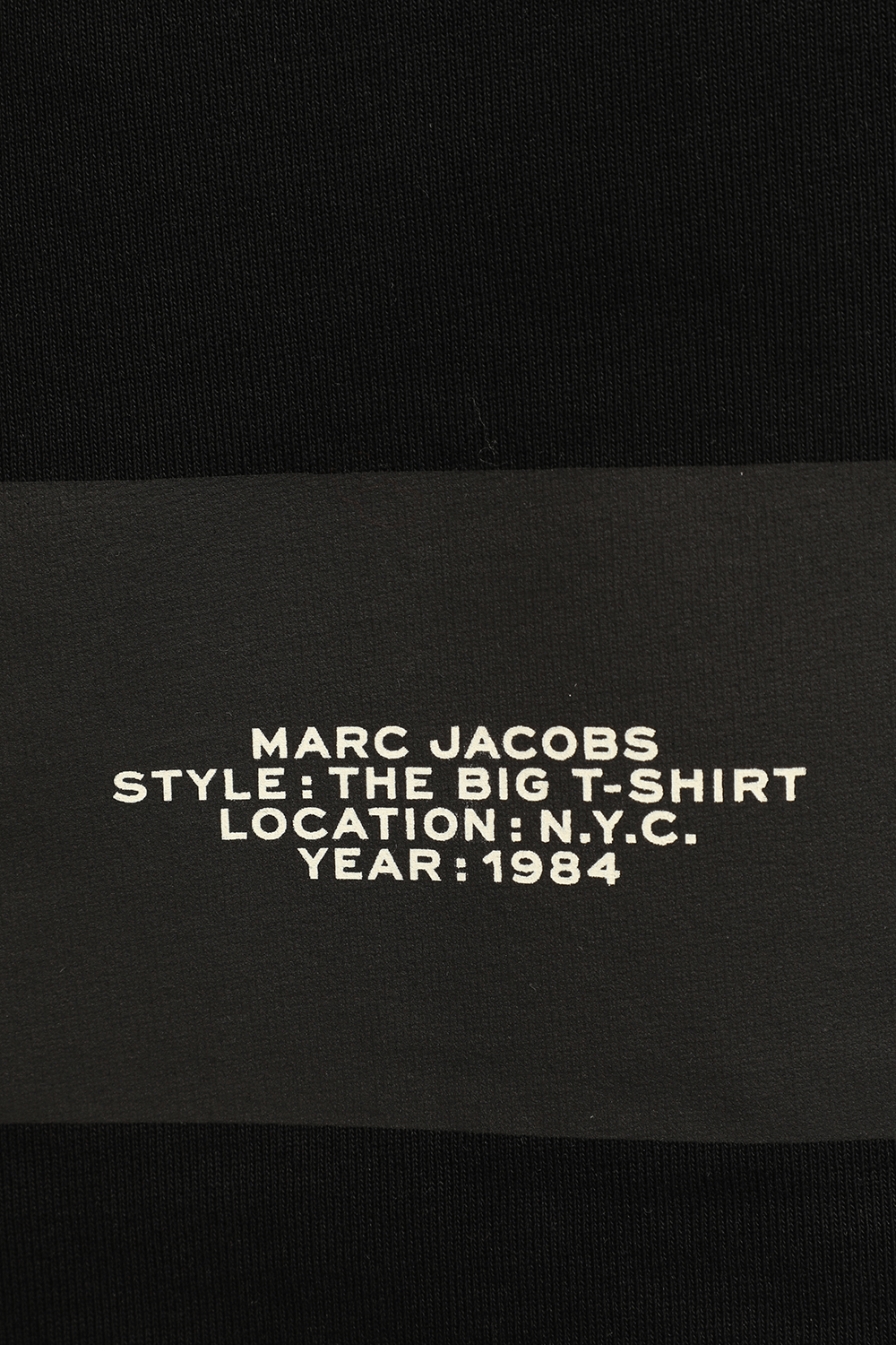 The Big T-Shirt in Black MARC JACOBS