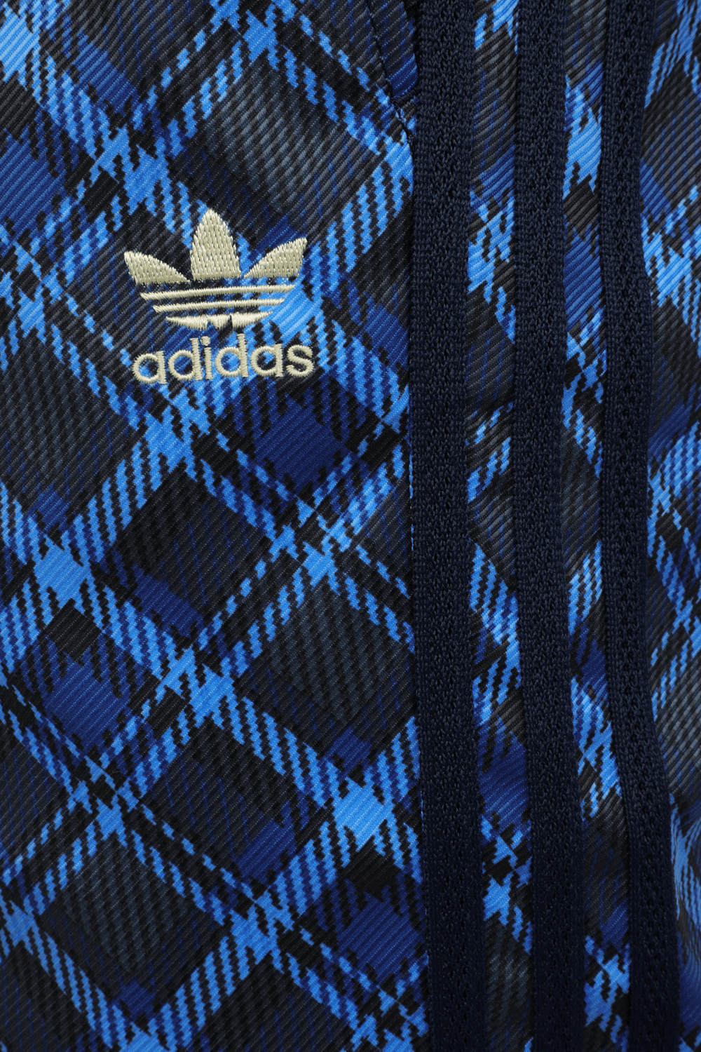 תמונה אחורית של Adidas x Walles Bonner Track Pants in Blue and Black