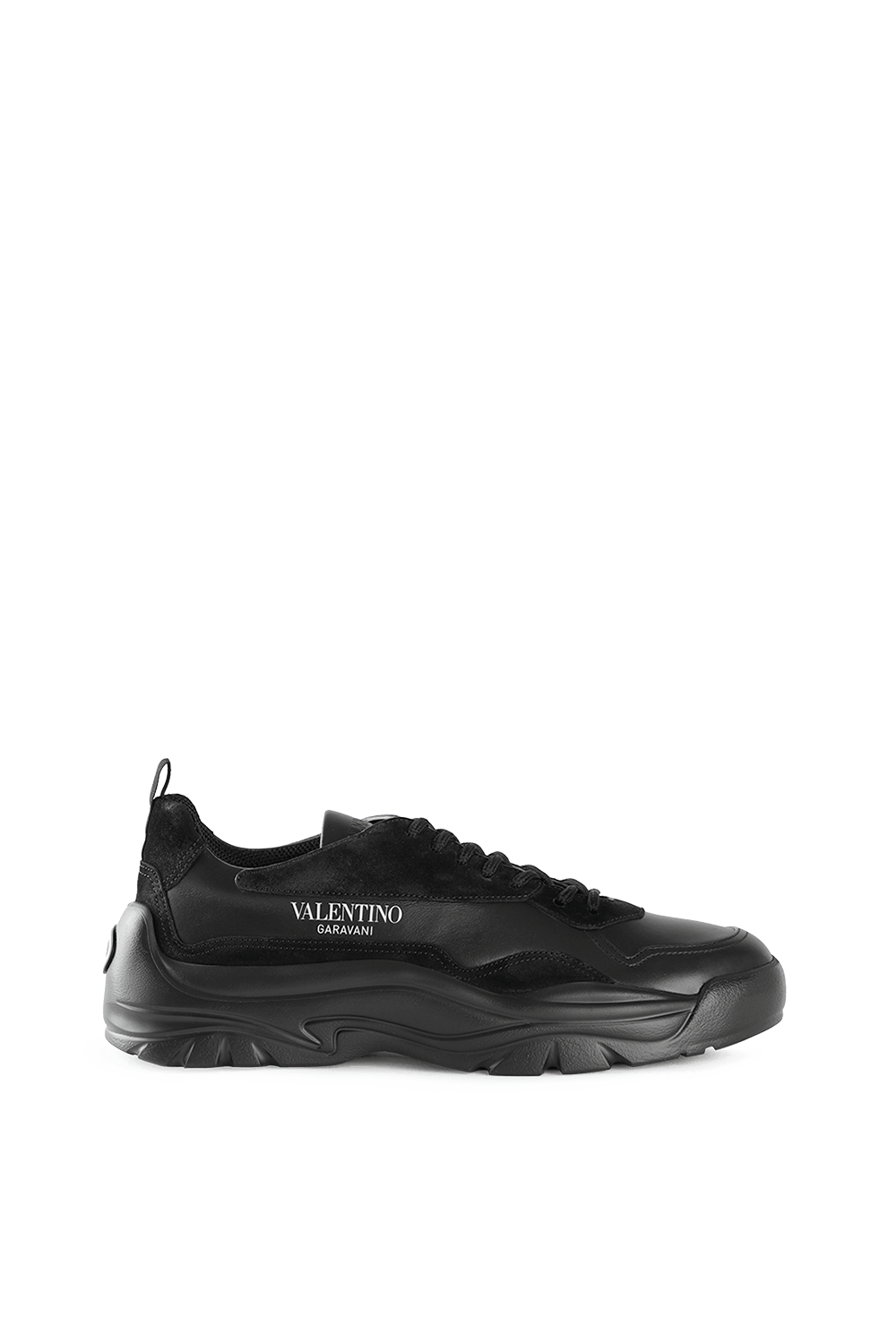 Black Leather Gumboy Sneakers VALENTINO GARAVANI