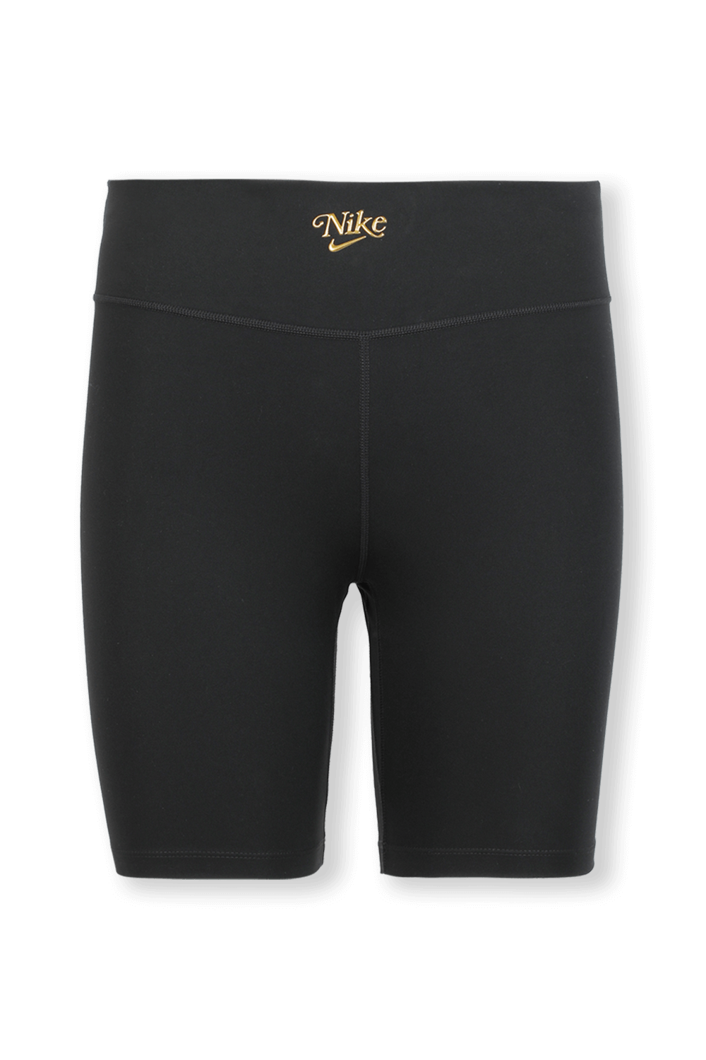 תמונה קידמית של בייקר שורטס וואן פאם עם לוגו מוזהב בגוון שחור