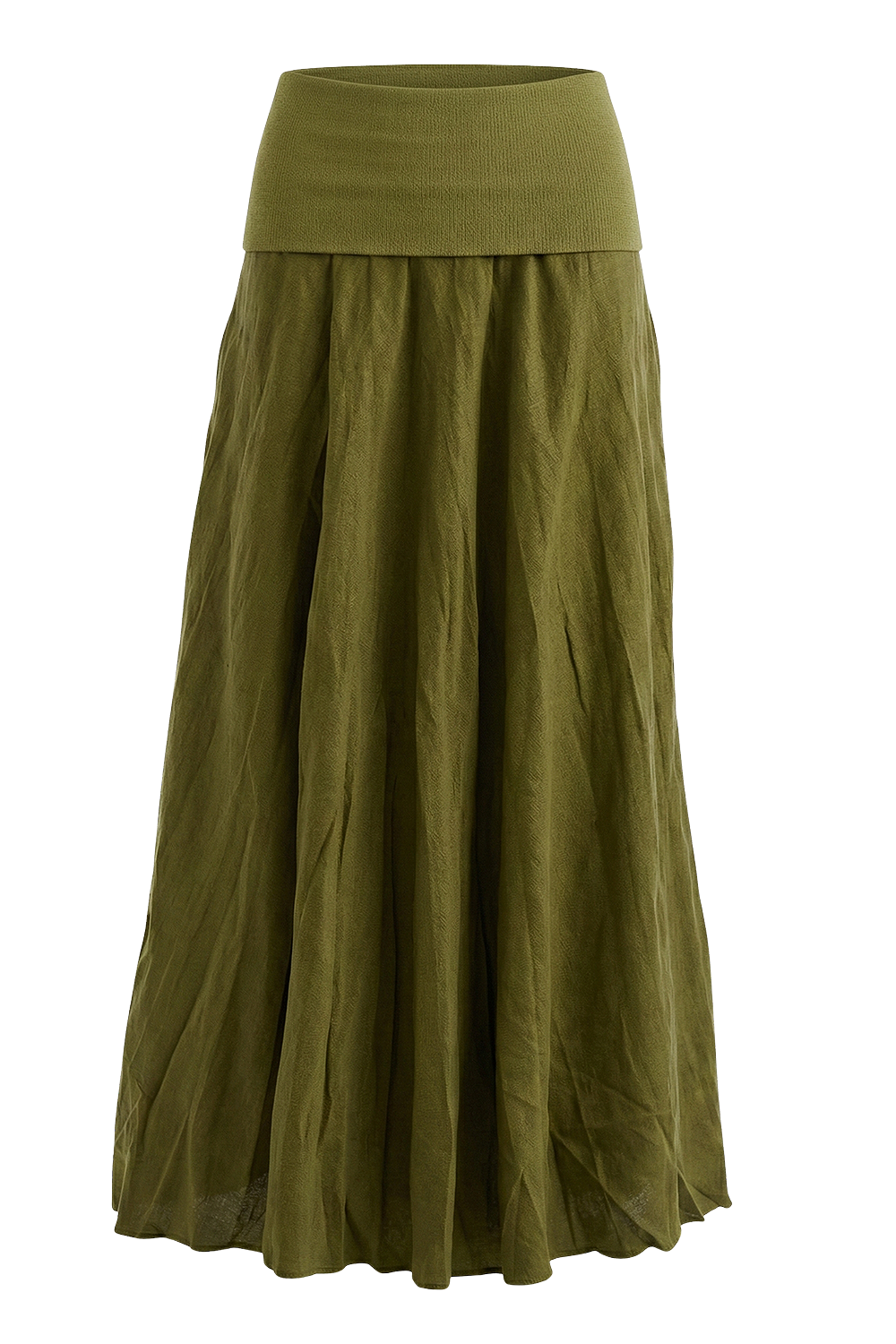 תמונה קידמית של חצאית מקסי