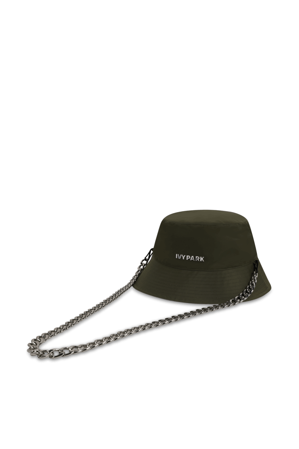 תמונה קידמית של אדידס X אייבי פארק כובע באקט דו צדדי עם שרשרת