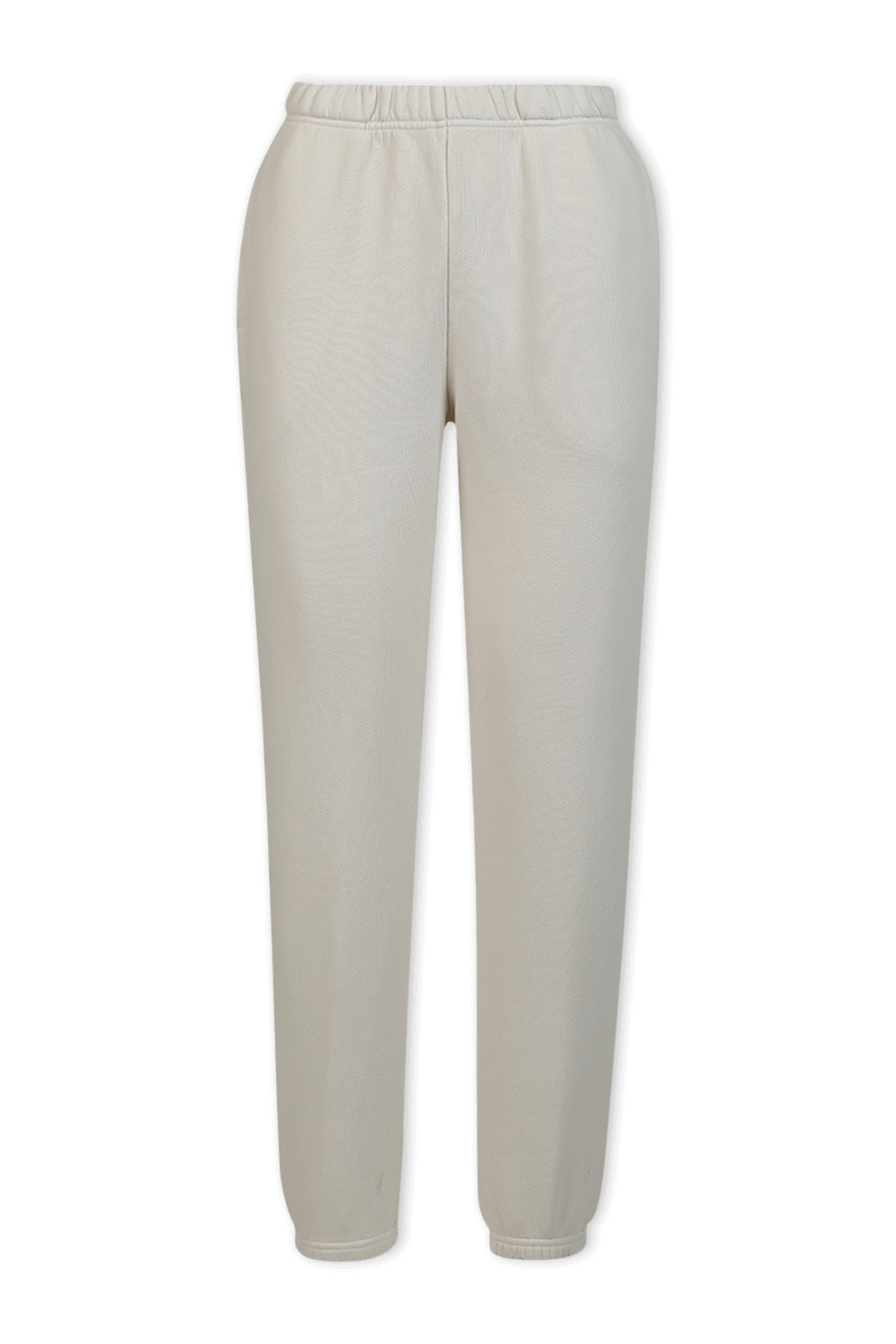 תמונה קידמית של מכנסי ג'וג בגוון שנהב