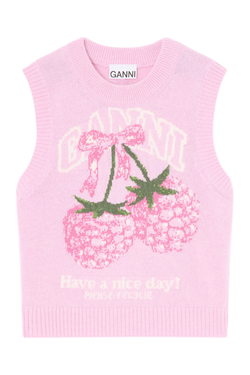 תמונה קידמית של אפודת צמר