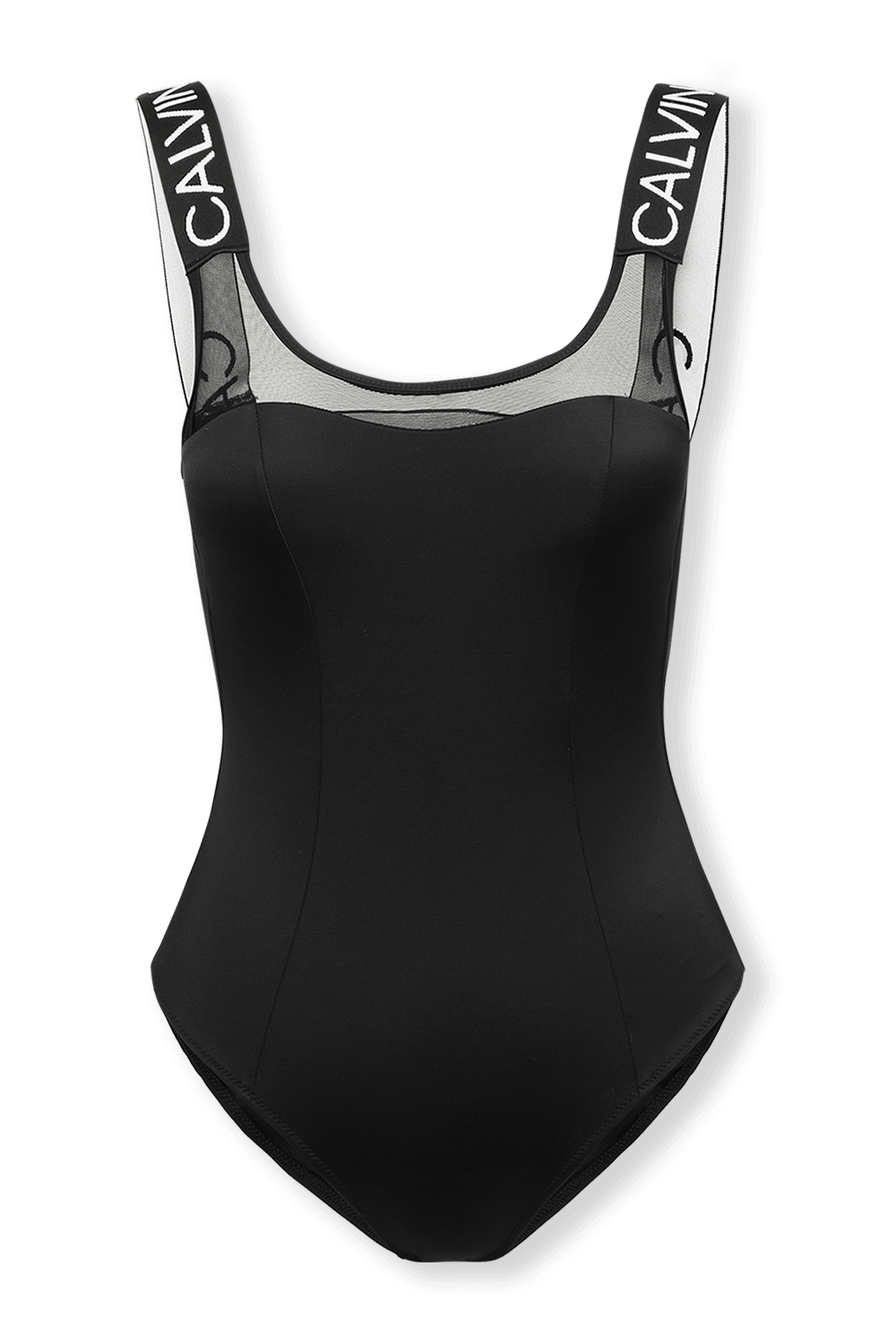 תמונה קידמית של One-Piece Plus Size Swimsuit in Black