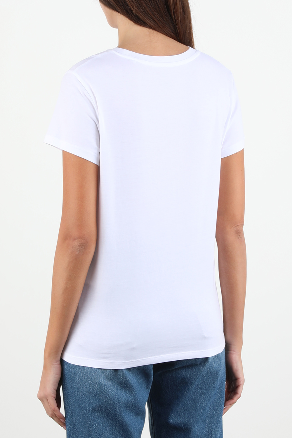 חולצת טי וינטג' לבנה עם לוגו LEVI`S