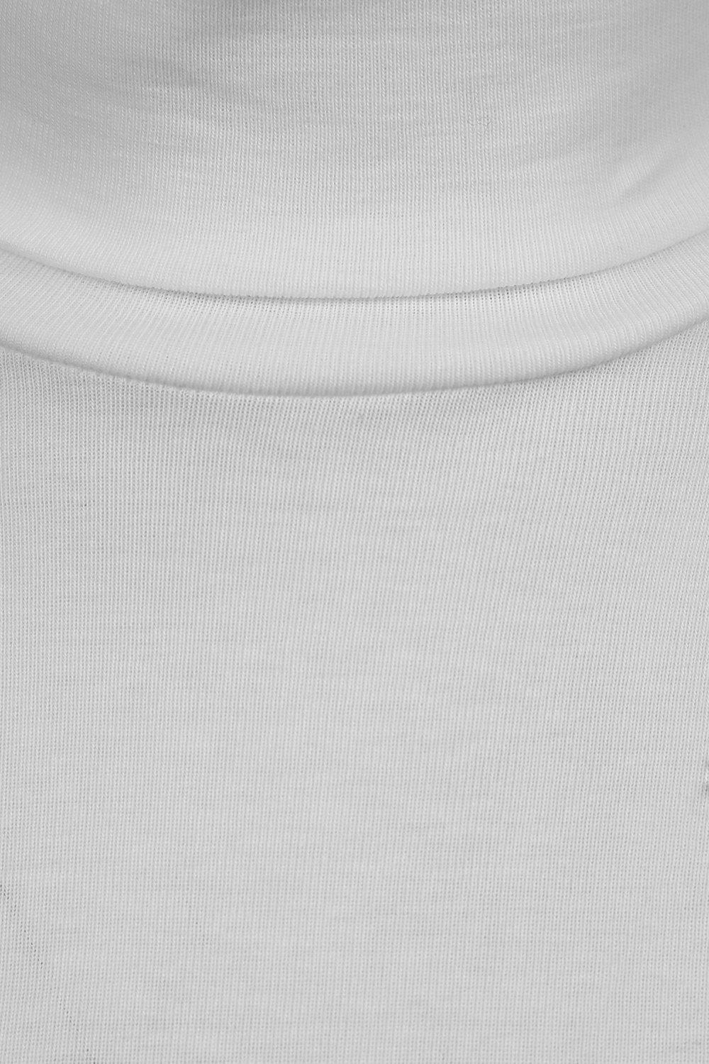 תמונה אחורית של Iconic Cotton Undershirt in White