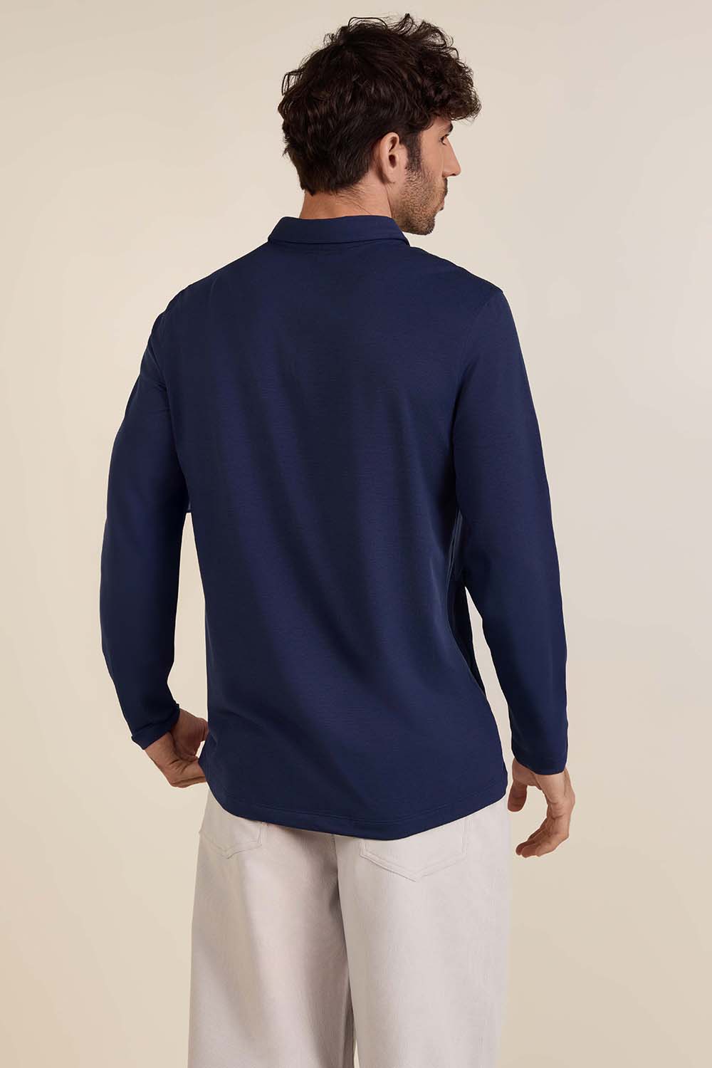 תמונת דוגמן אחורית של Evolution Long-Sleeve Polo Shirt