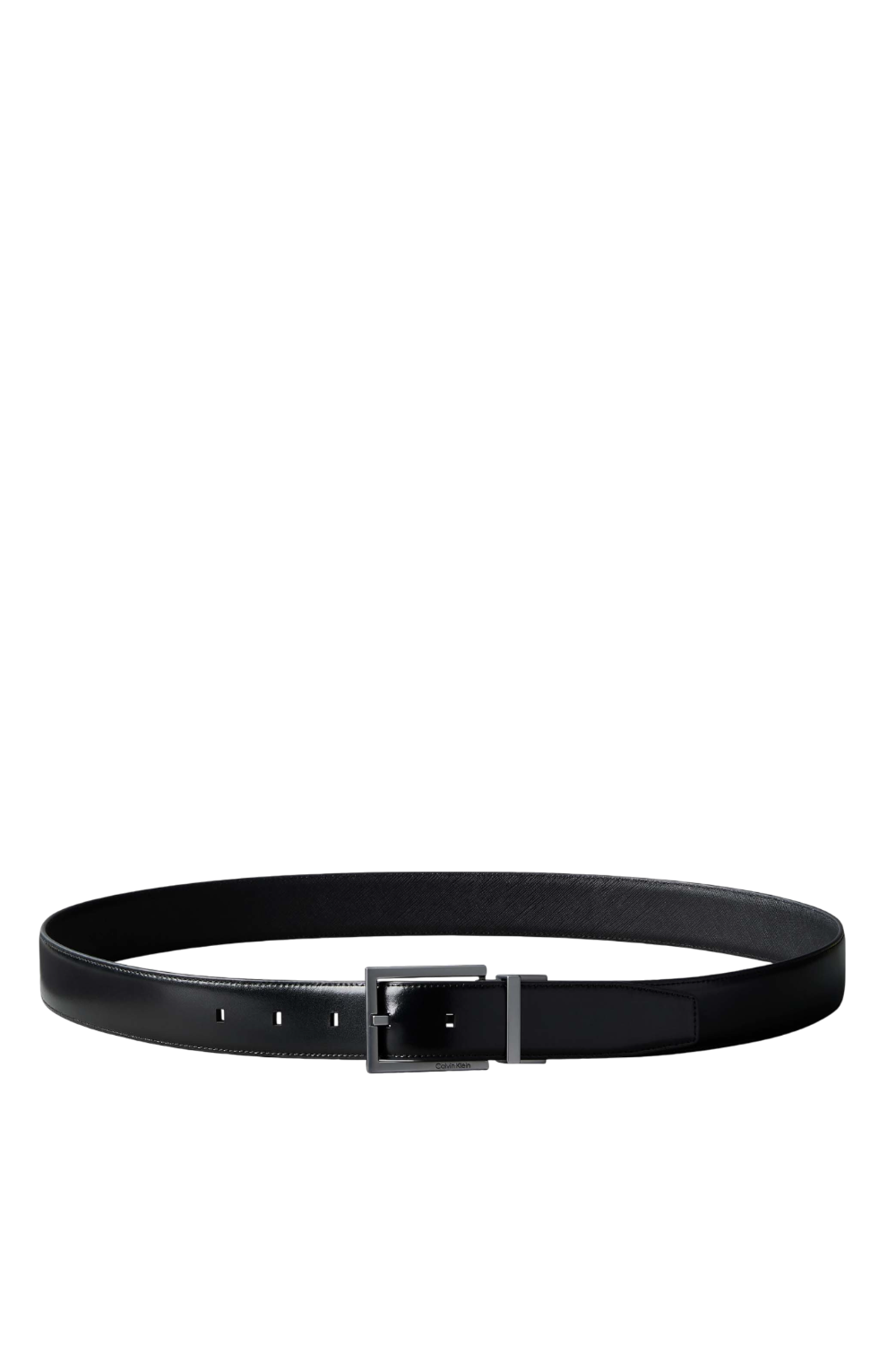 תמונת תקריב של חגורת עור