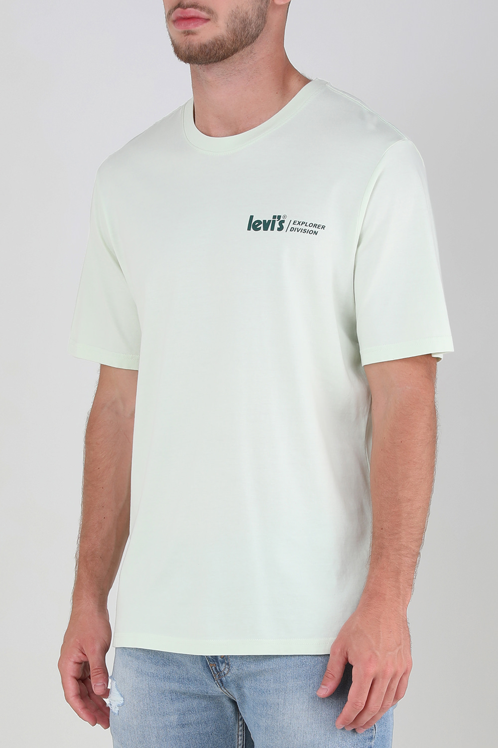 תמונת דוגמן קידמית של חולצת טי עם הדפס אורות הצפון