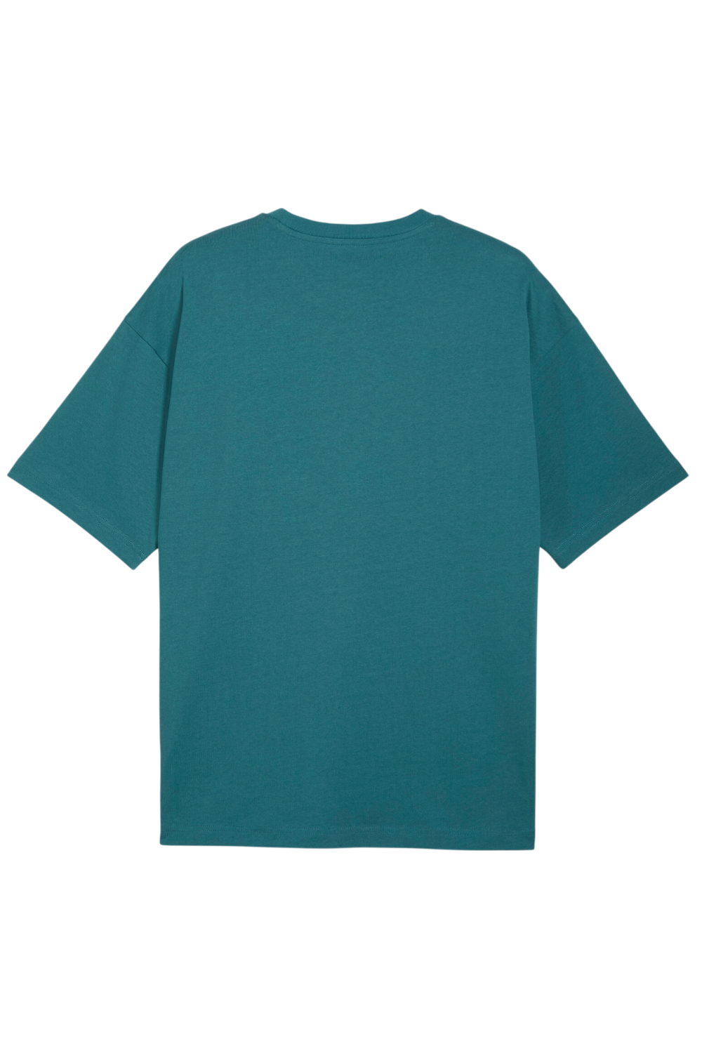 תמונה אחורית של חולצת טי בגזרה רחבה