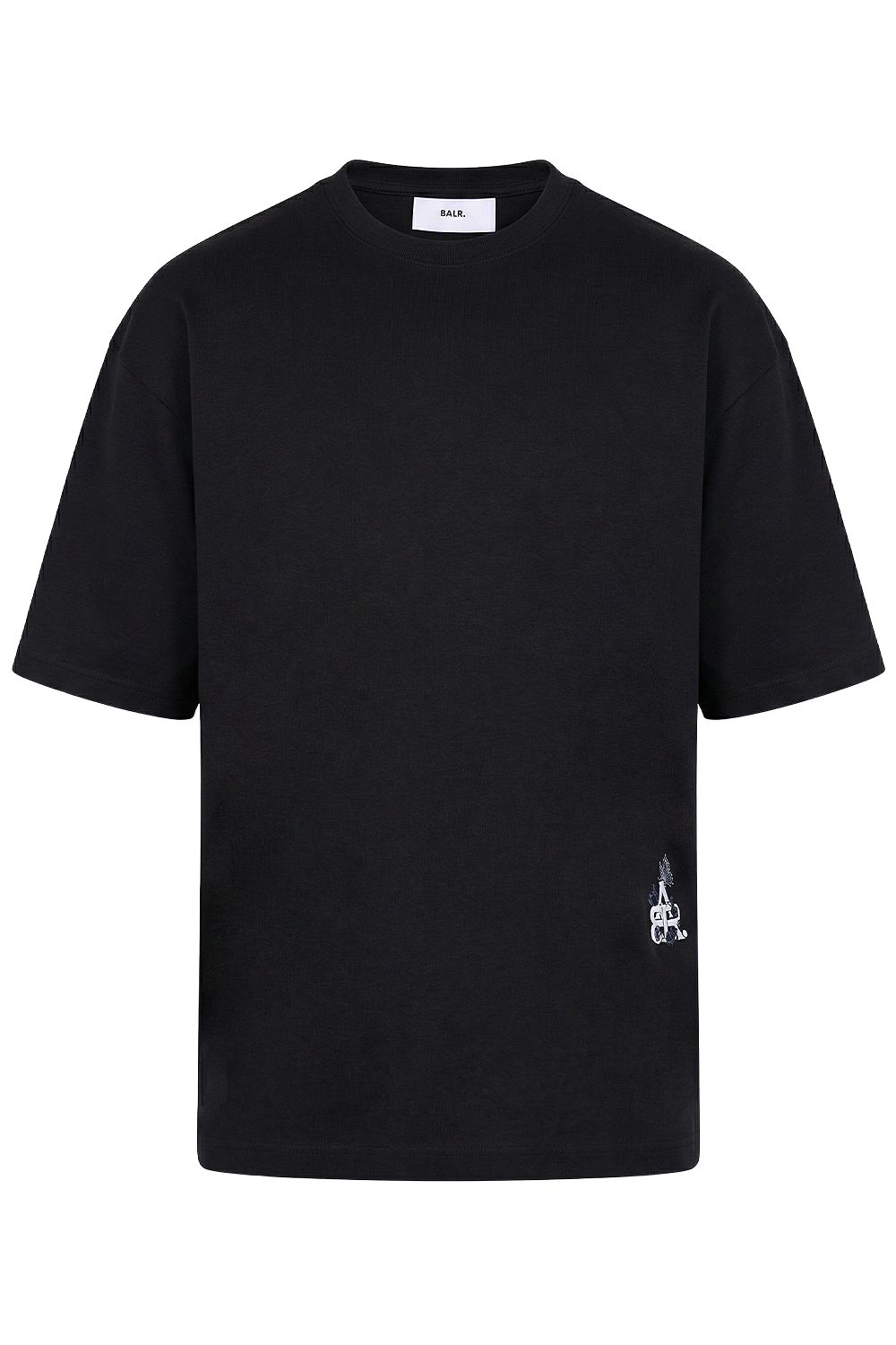 תמונה קידמית של חולצת טי אוברסייז