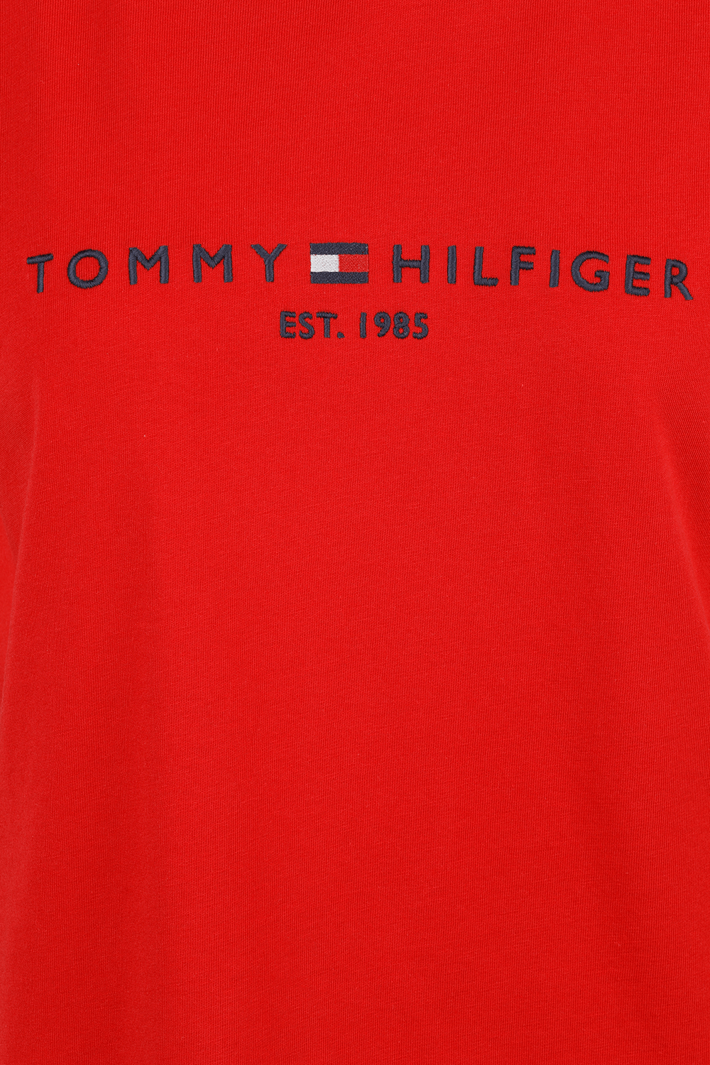 Logo T-Shirt in Black TOMMY HILFIGER