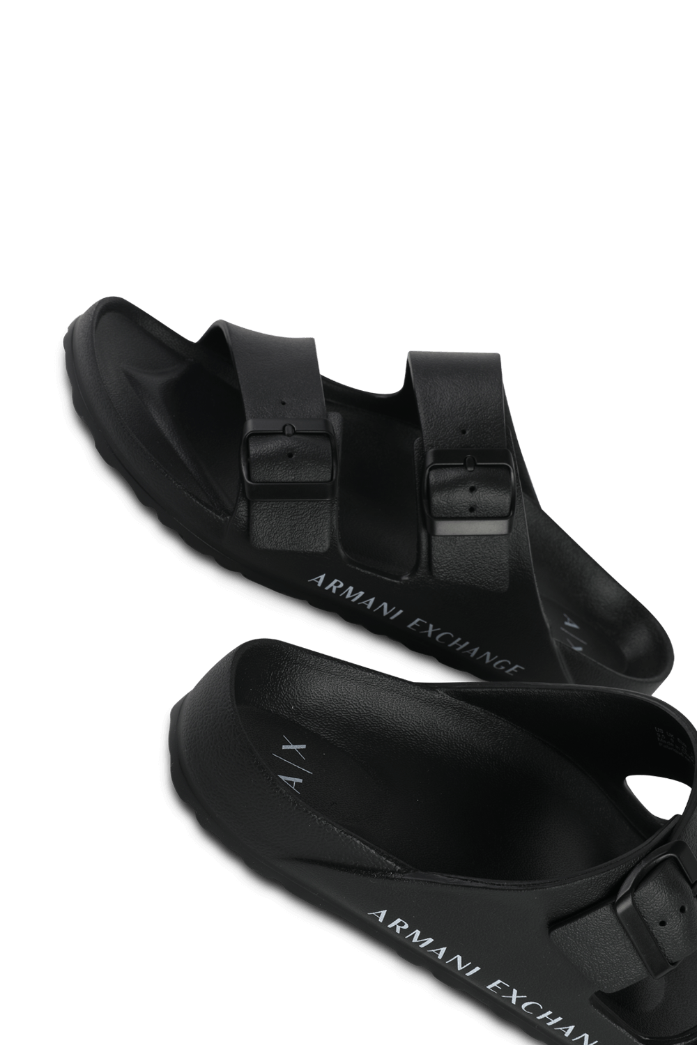 תמונת תקריב של Sandals With Adjustable Straps in Black