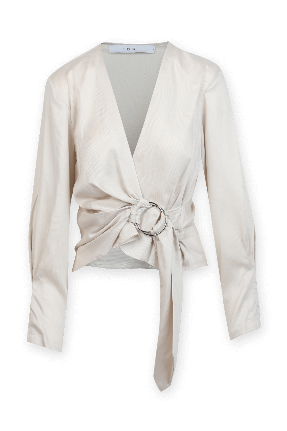 חולצת מעטפת בצבע אבן image number null IRO