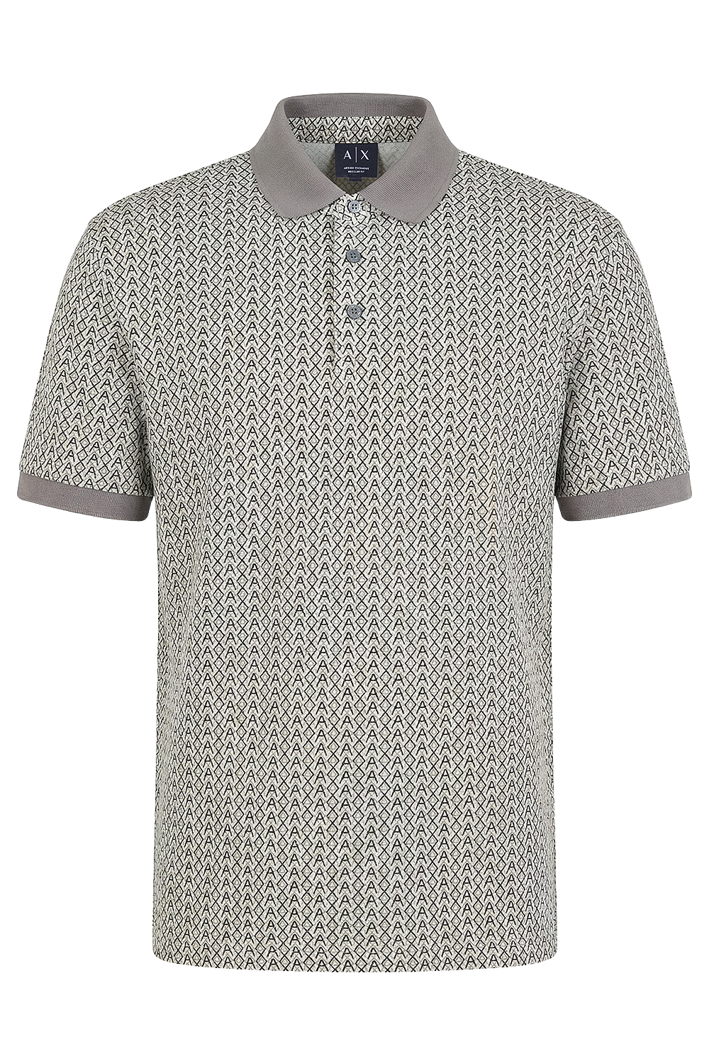 תמונה קידמית של חולצת פולו בגזרה ישרה