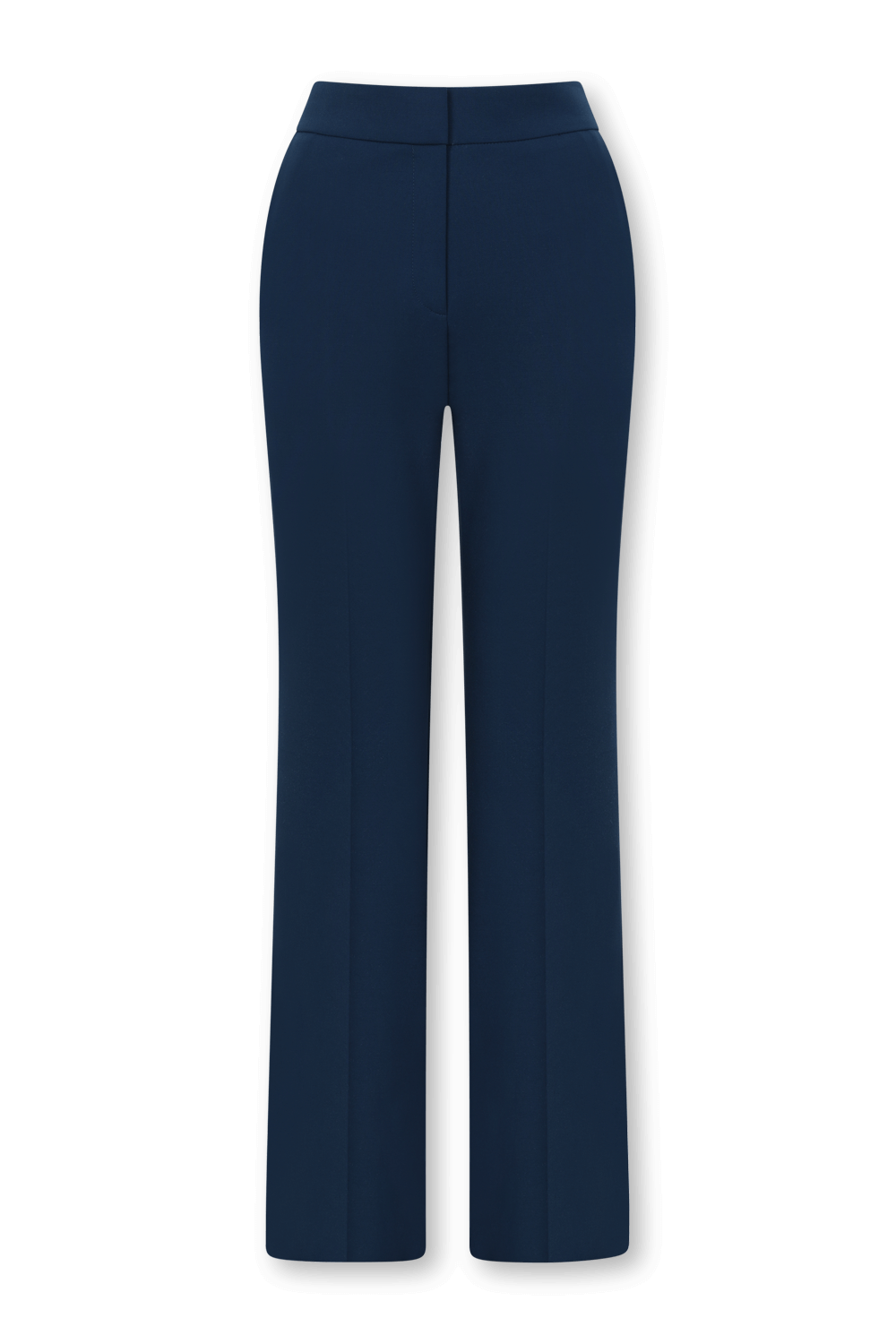 תמונה קידמית של מכנסיים מחויטים בגזרה גבוהה