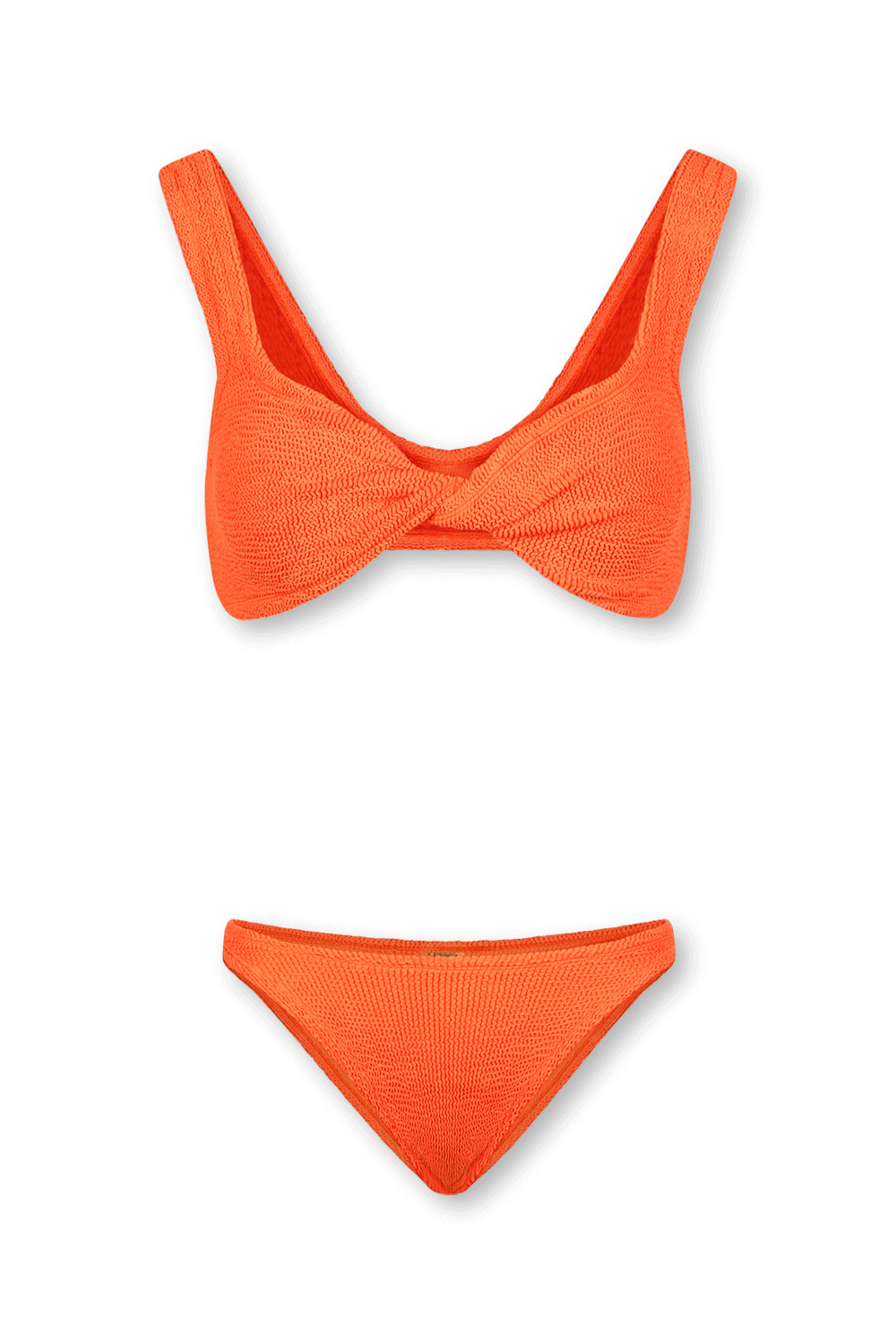 תמונה קידמית של סט בקיני גונו כתום