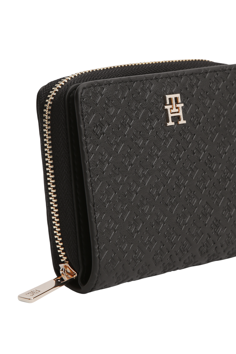 תמונת תקריב של ארנק עור טבעוני