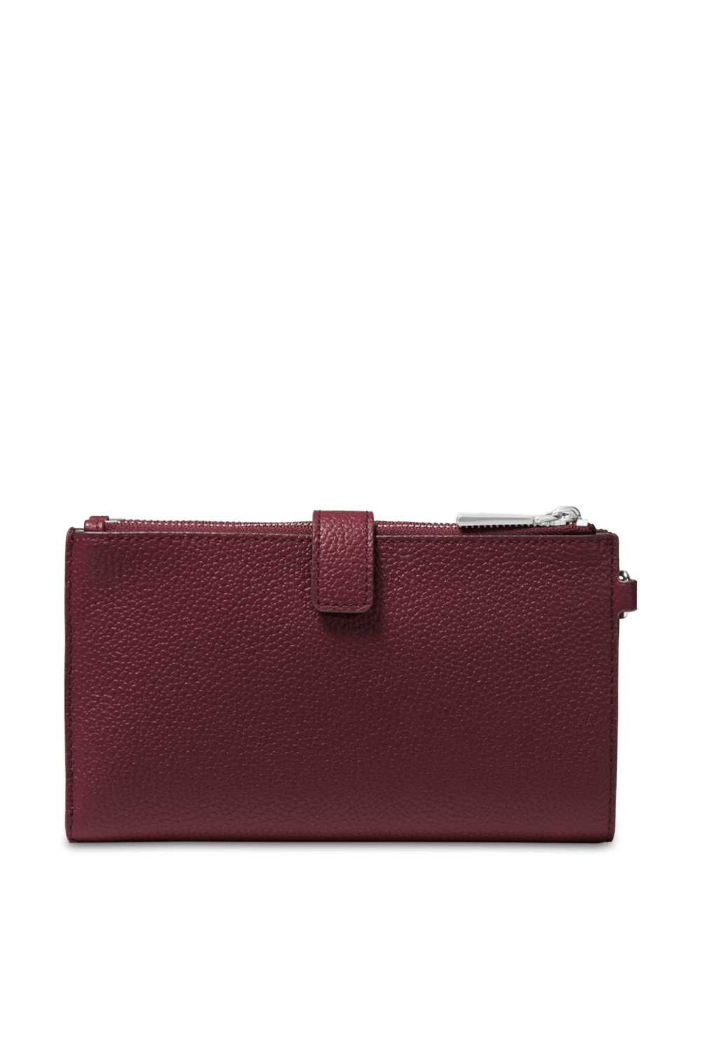 תמונה אחורית של ארנק סמארטפון מעור מגורען