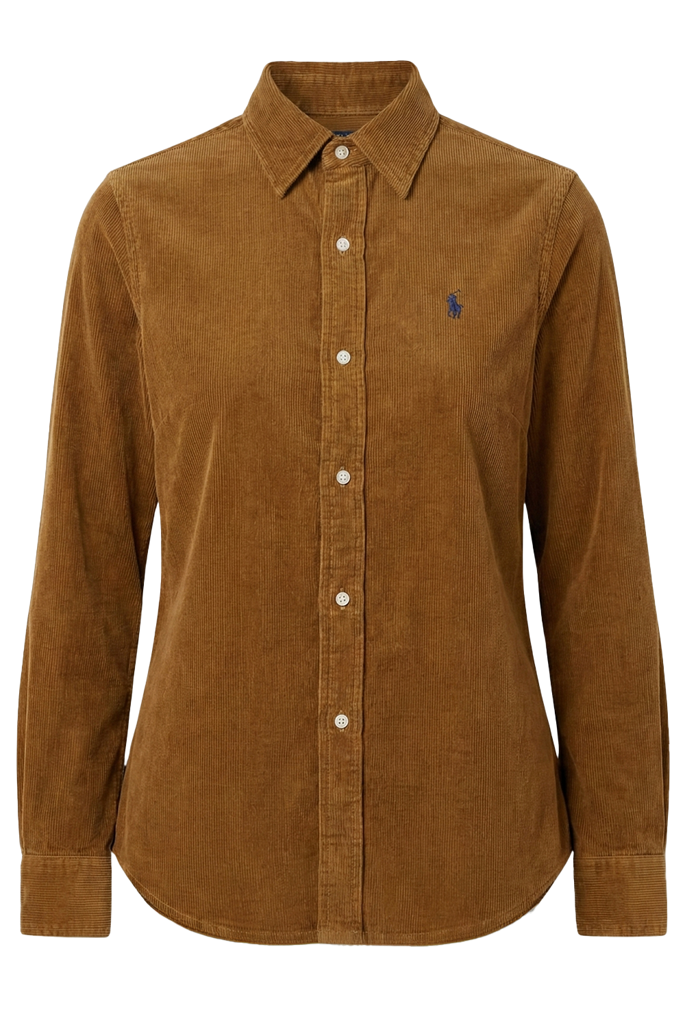 תמונה קידמית של חולצת כפתורים ארוכה