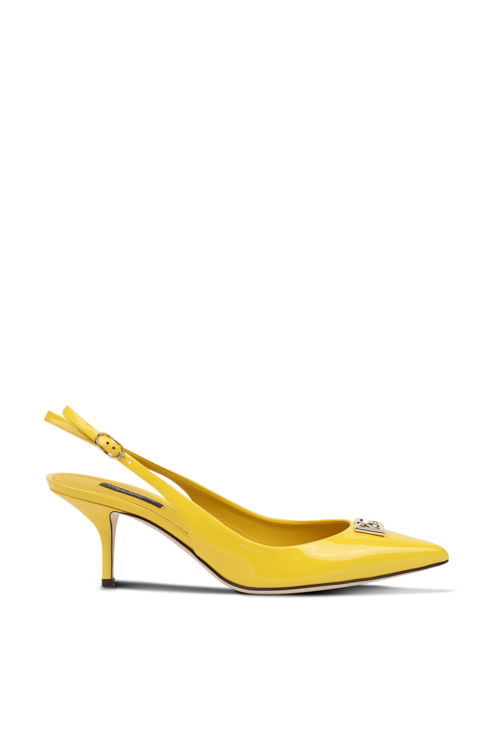 yellow slingback pumps