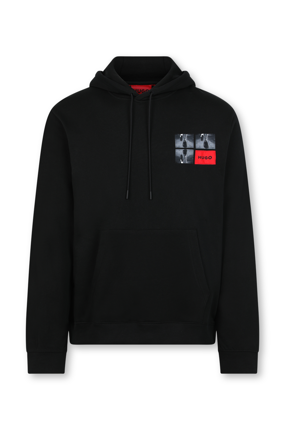 תמונה קידמית של סווטשירט קפו'צון עם הדפס גראפי