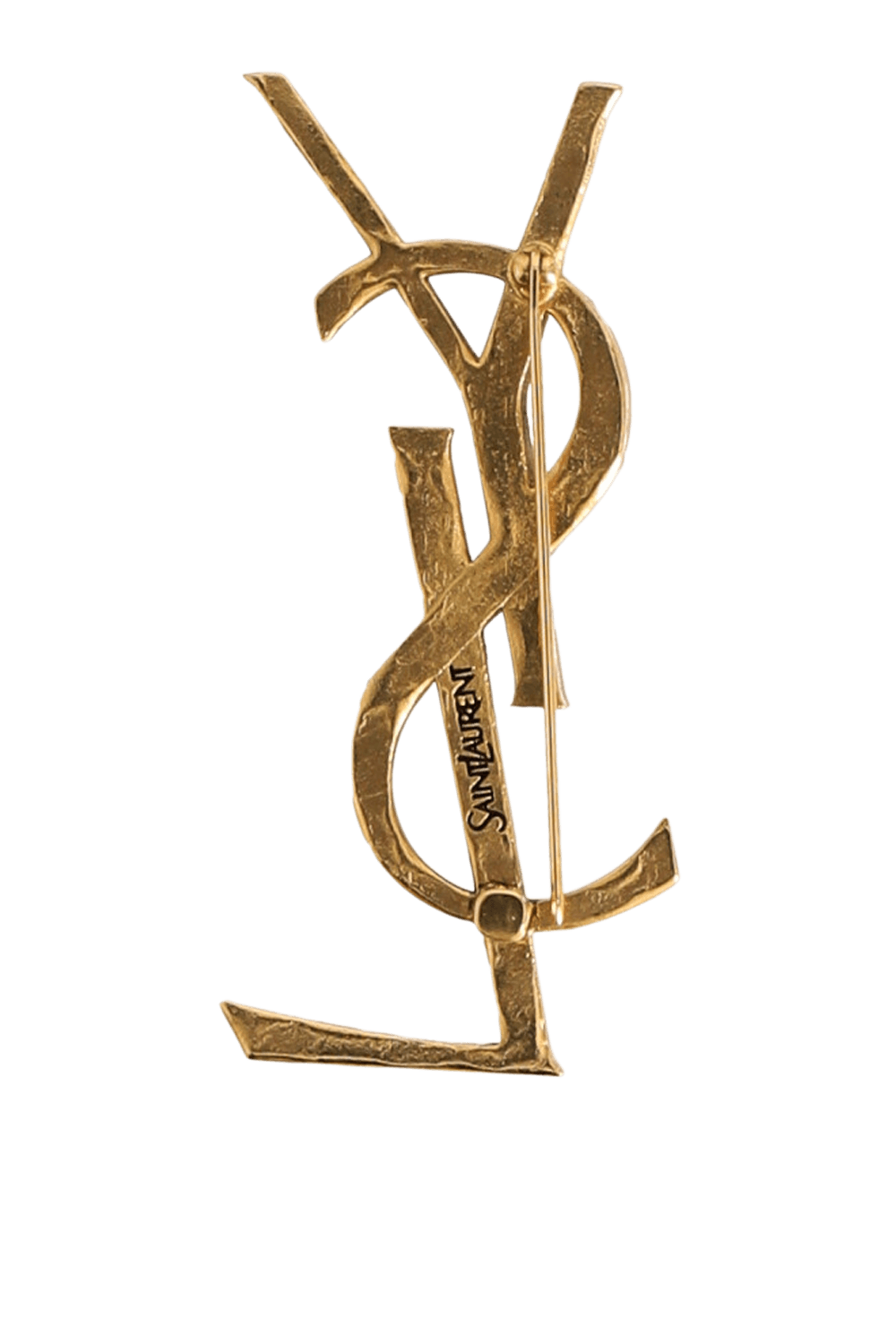 תמונה אחורית של סיכה לדש הבגד