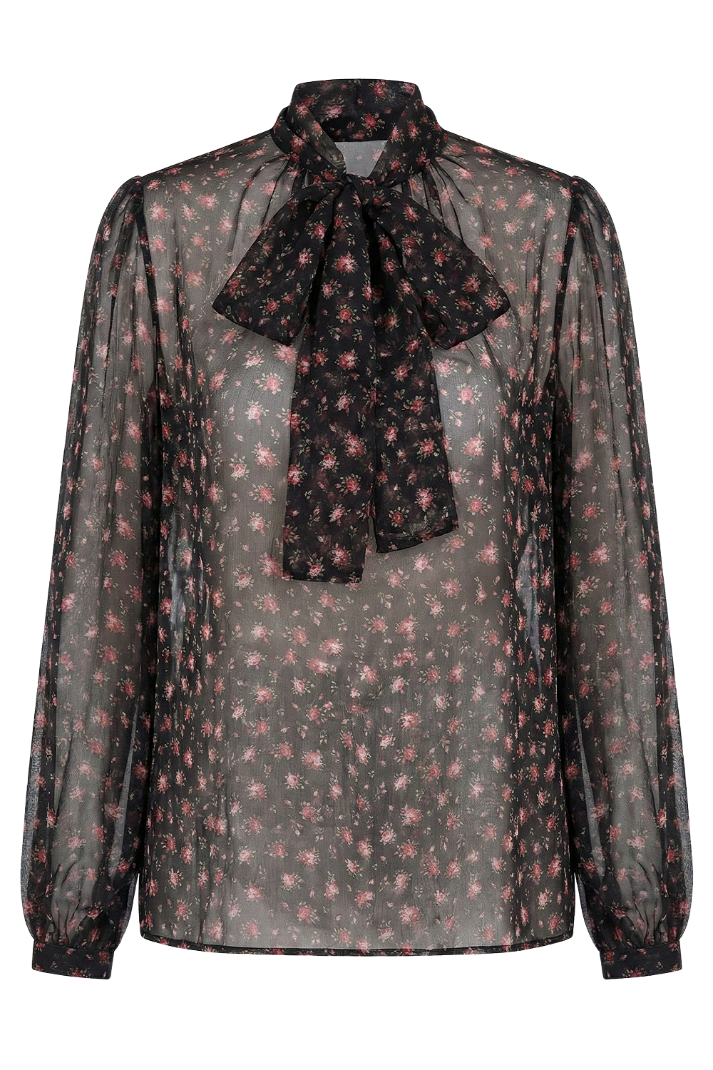 תמונה קידמית של חולצת משי