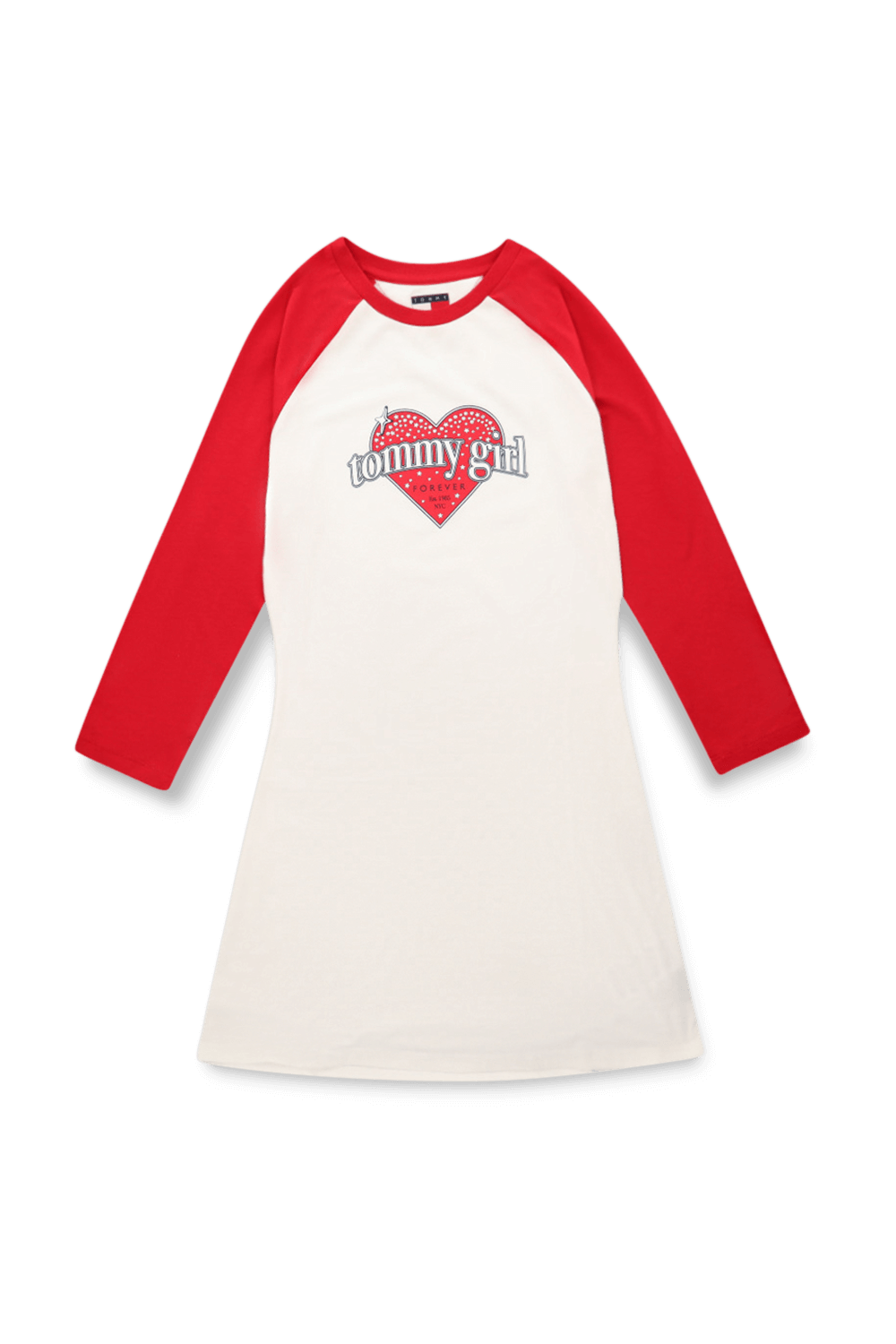 תמונה קידמית של שמלת טי שירט סלים פיט