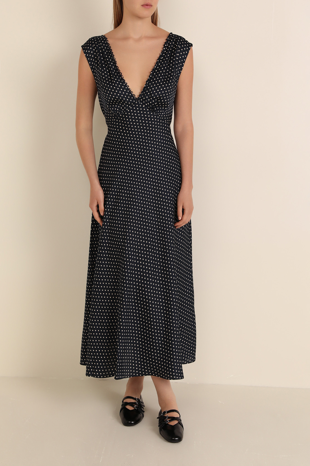 תמונת דוגמן קידמית של שמלת מקסי טהליה