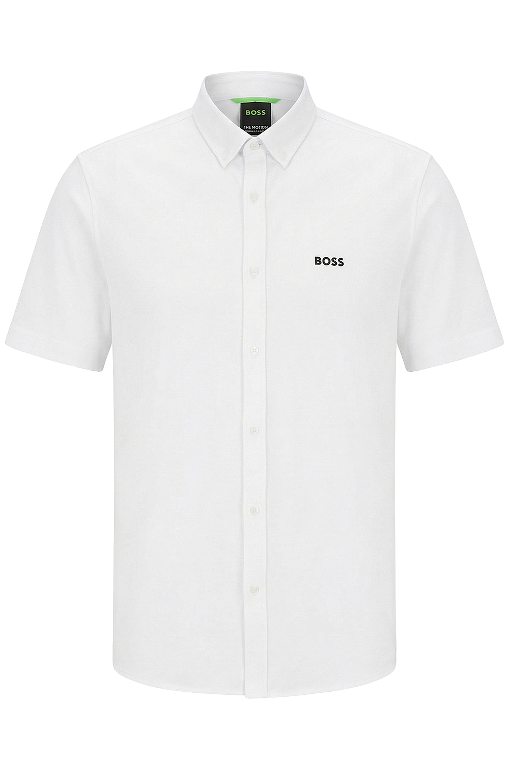 תמונה קידמית של חולצה מכופתרת שרוול קצר